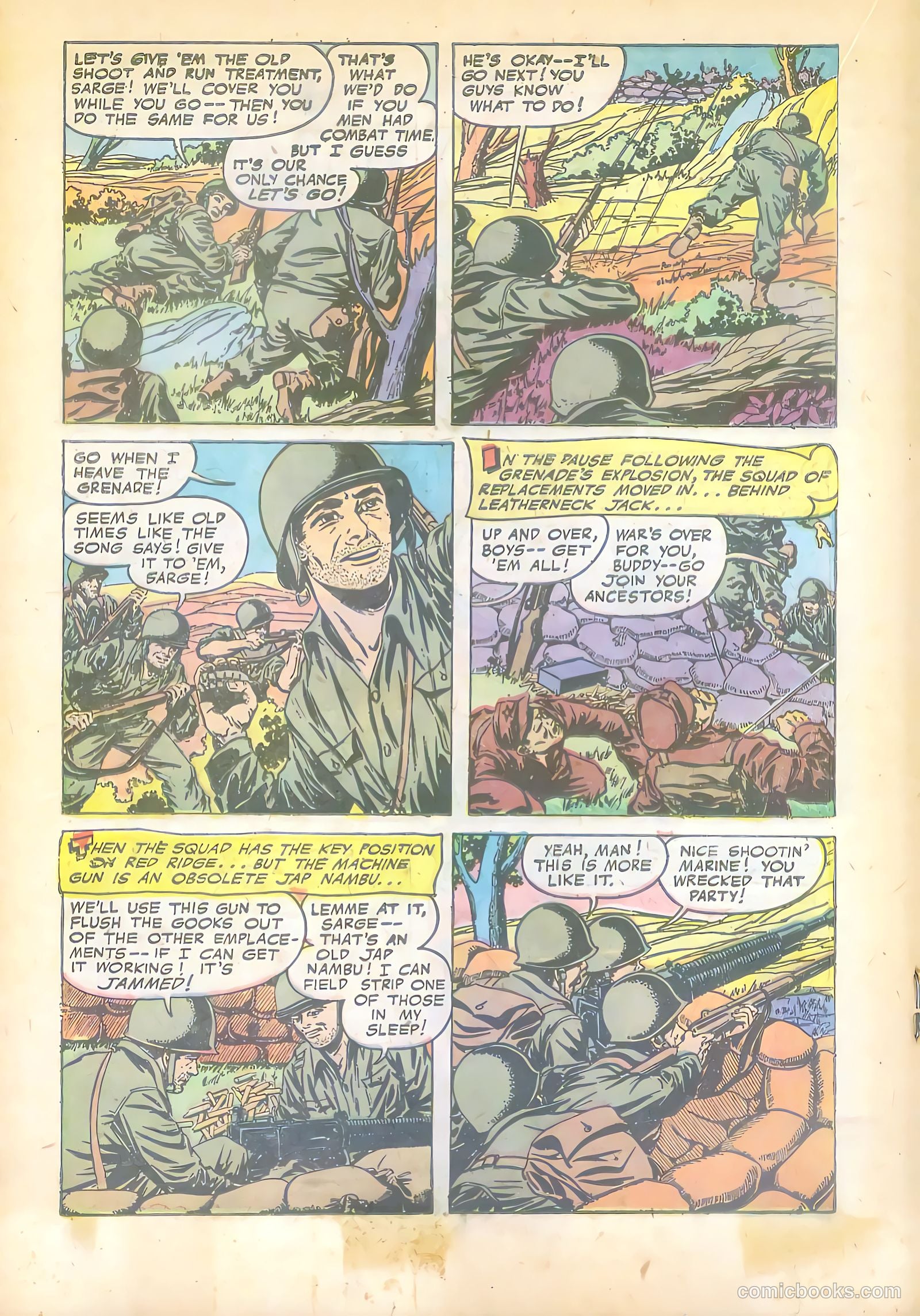 Fightin' Marines #12 (1953) — page 18 of 36