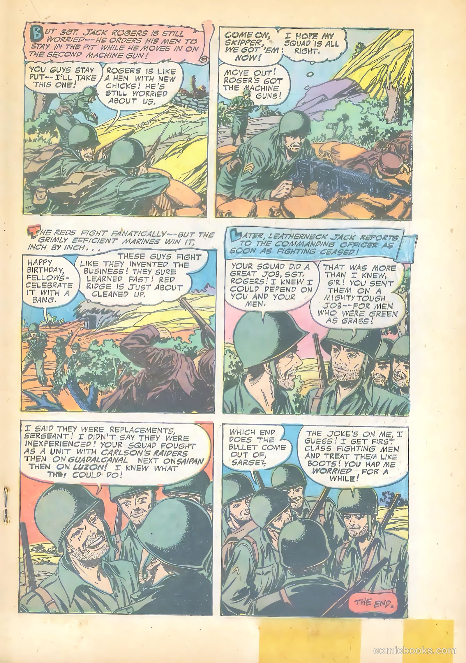 Fightin' Marines #12 (1953) — page 19 of 36
