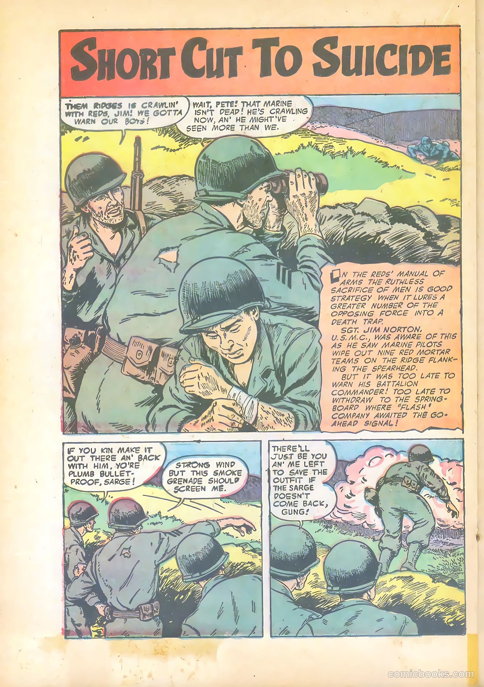 Fightin' Marines #12 (1953) — page 20 of 36