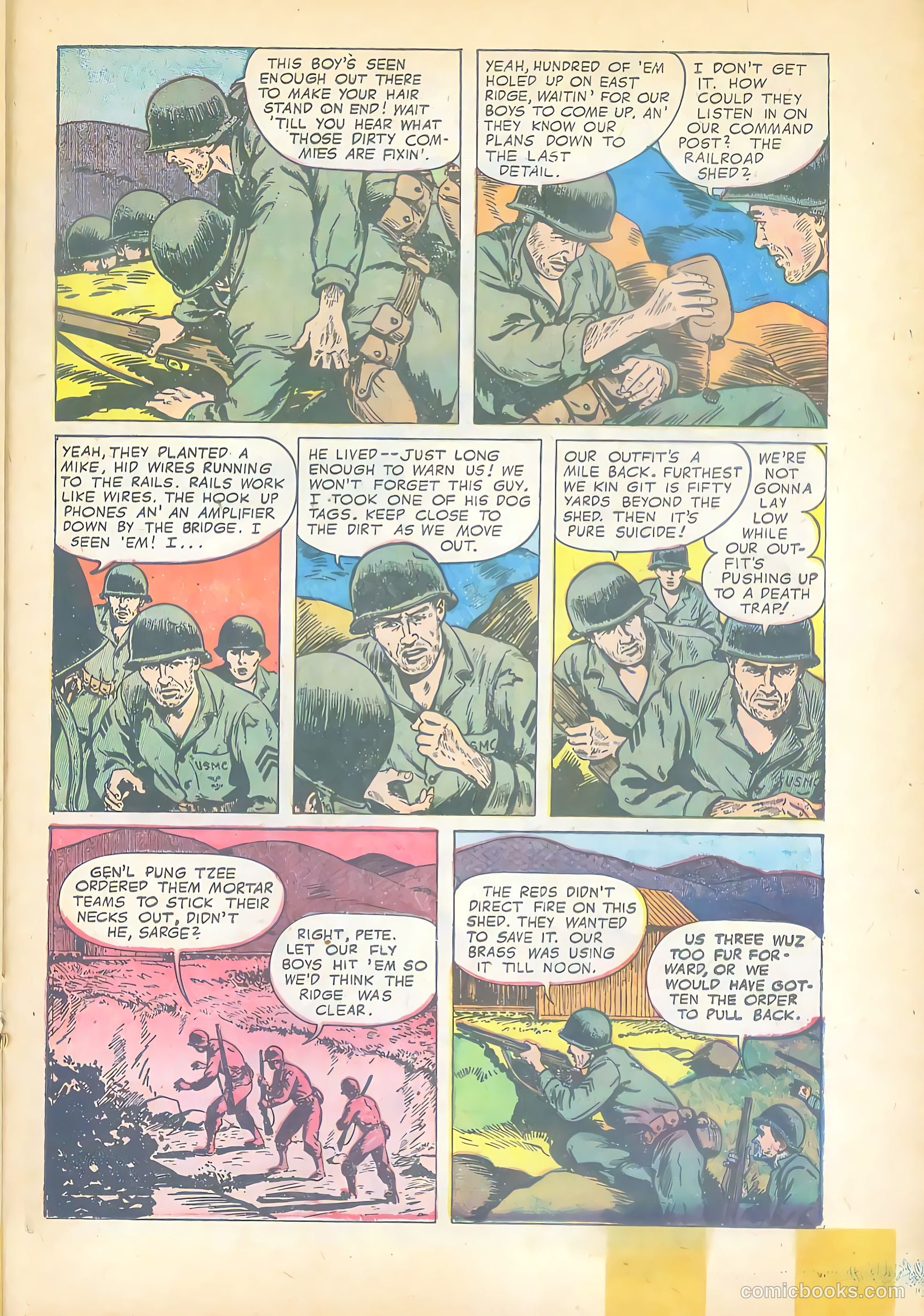 Fightin' Marines #12 (1953) — page 21 of 36