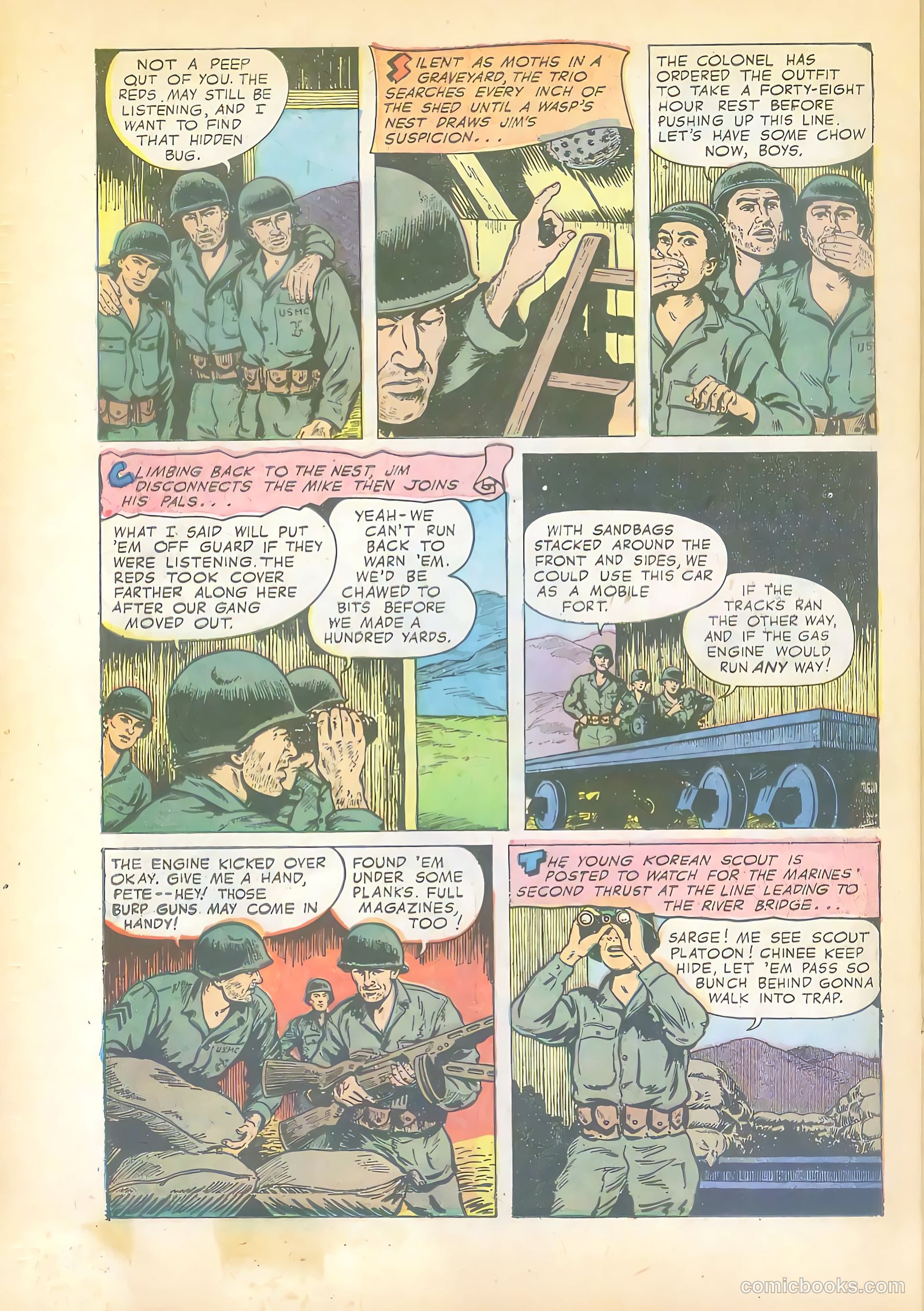 Fightin' Marines #12 (1953) — page 22 of 36