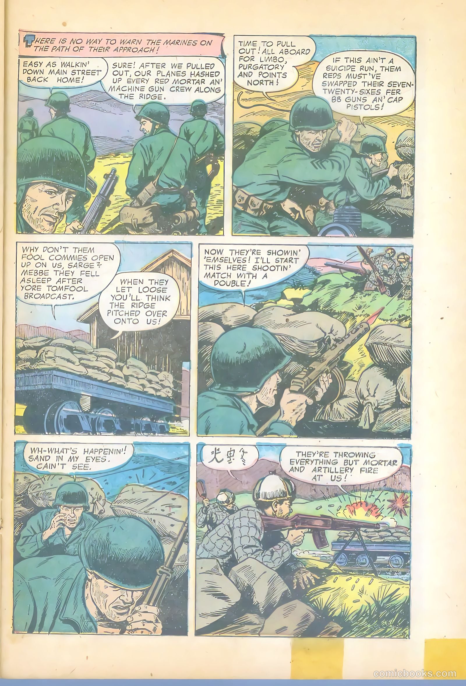 Fightin' Marines #12 (1953) — page 23 of 36