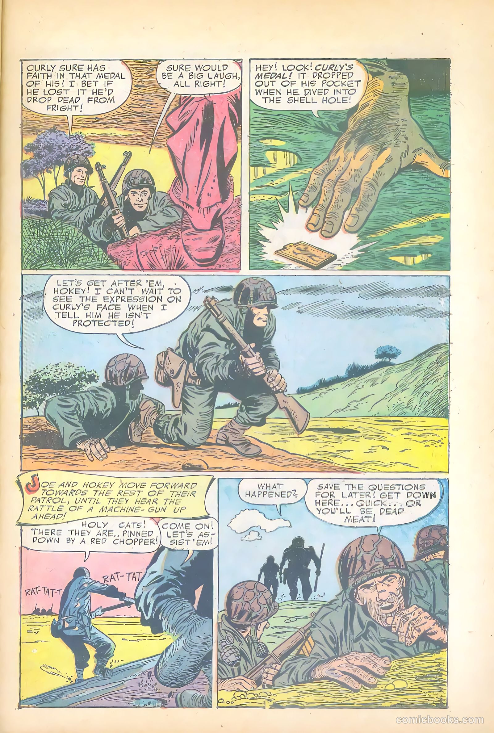 Fightin' Marines #12 (1953) — page 31 of 36