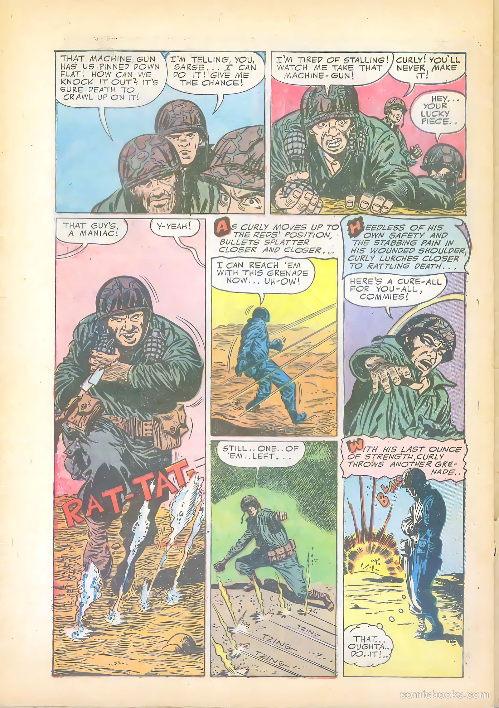 Fightin' Marines #12 (1953) — page 32 of 36