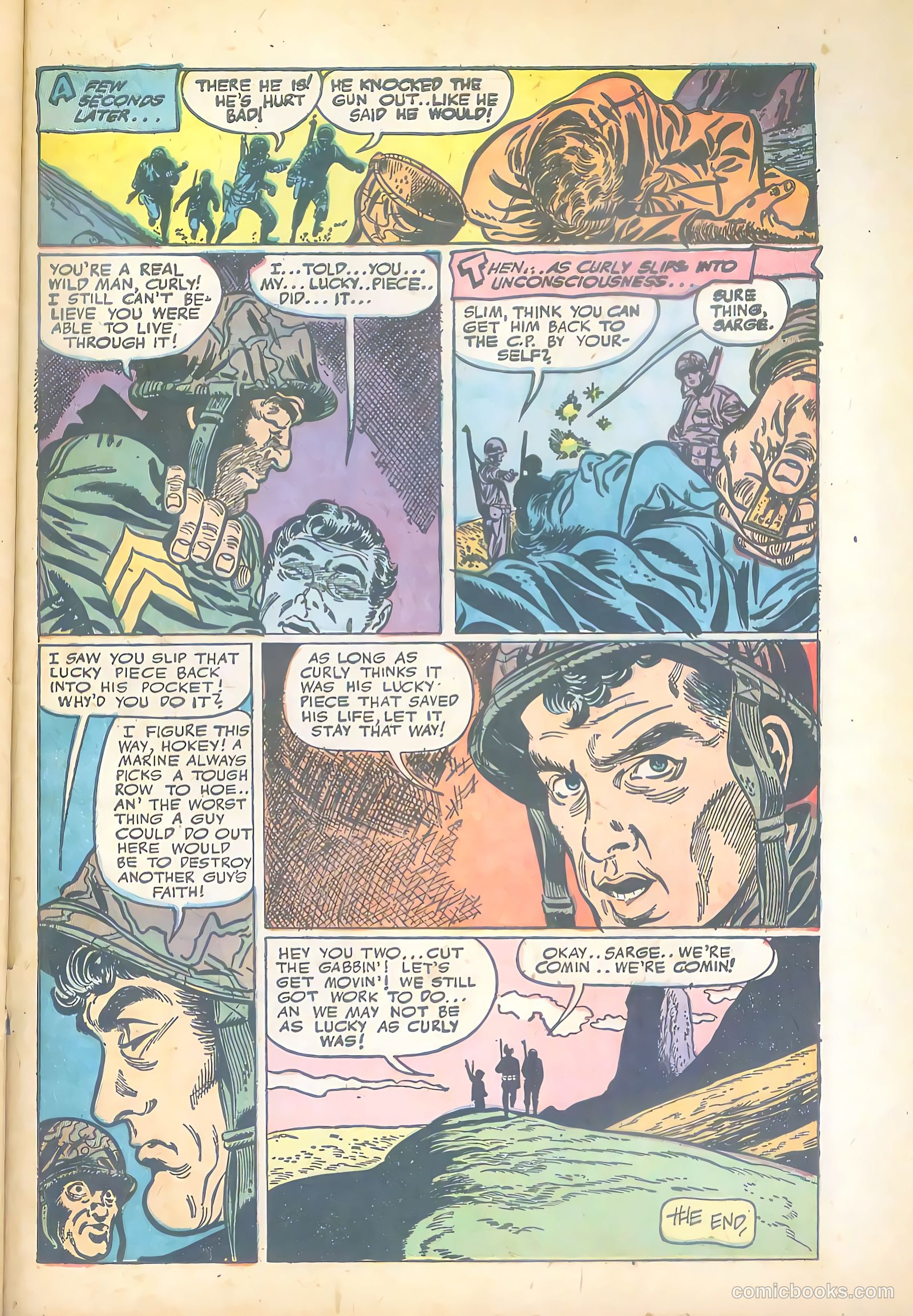 Fightin' Marines #12 (1953) — page 33 of 36