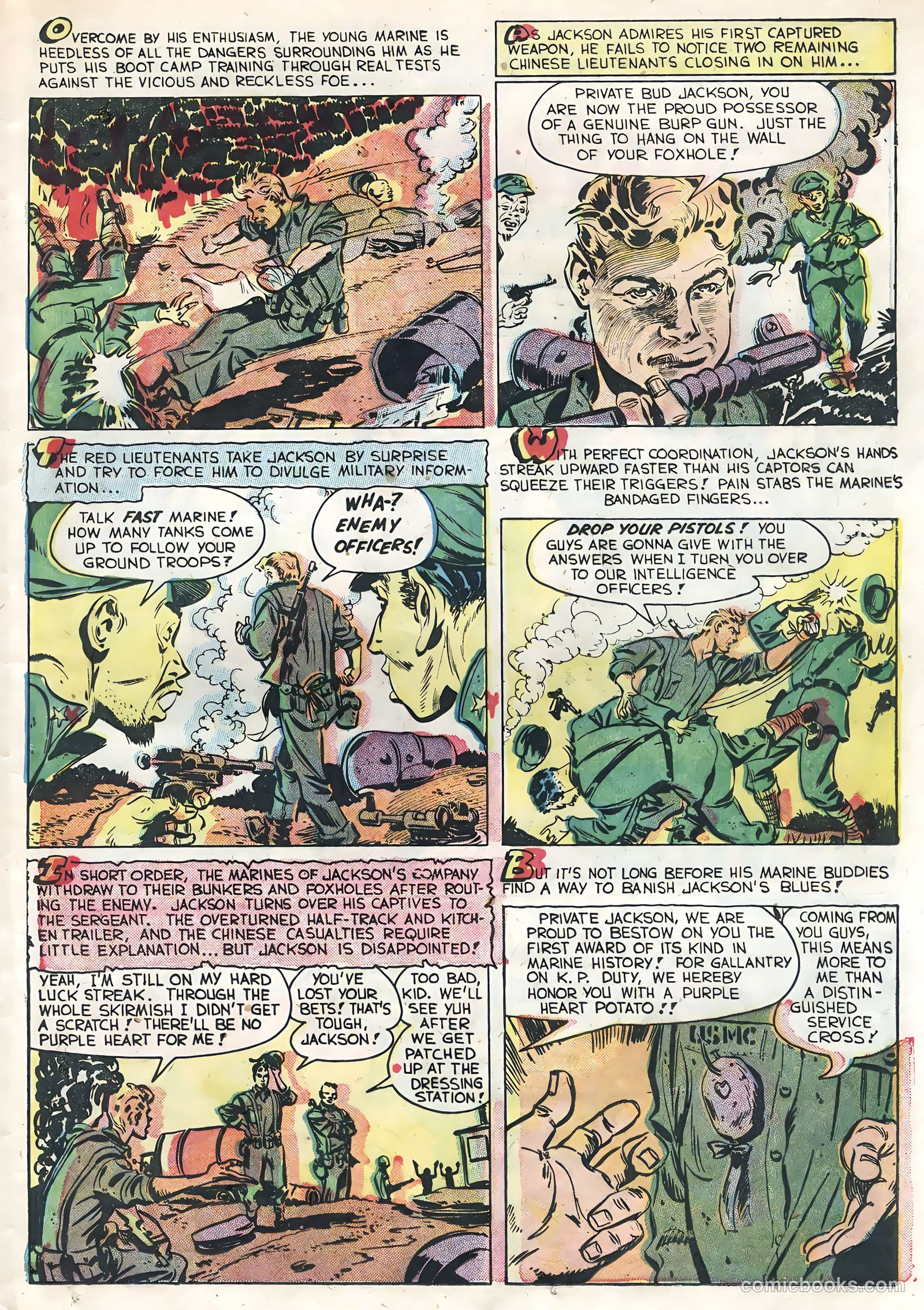 Fightin' Marines #14 (1955) — page 21 of 36