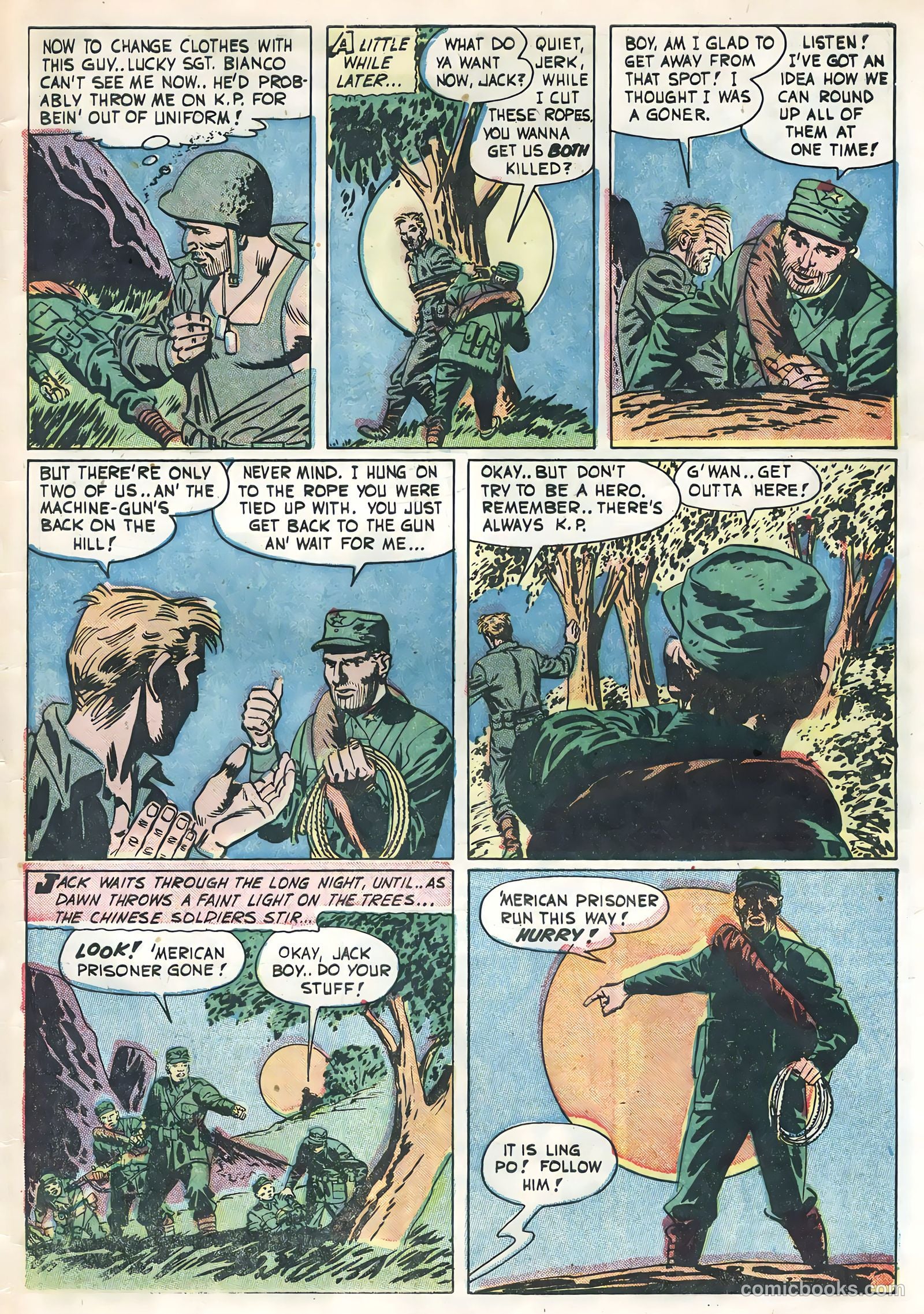 Fightin' Marines #14 (1955) — page 33 of 36