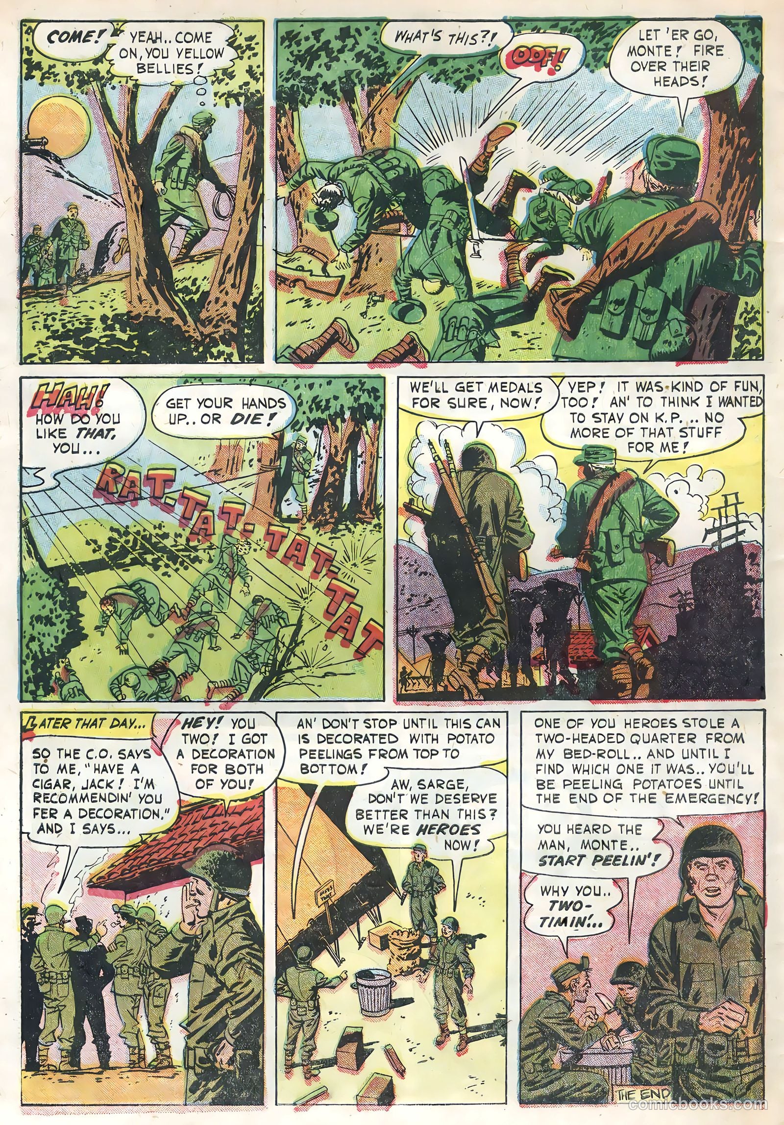 Fightin' Marines #14 (1955) — page 34 of 36