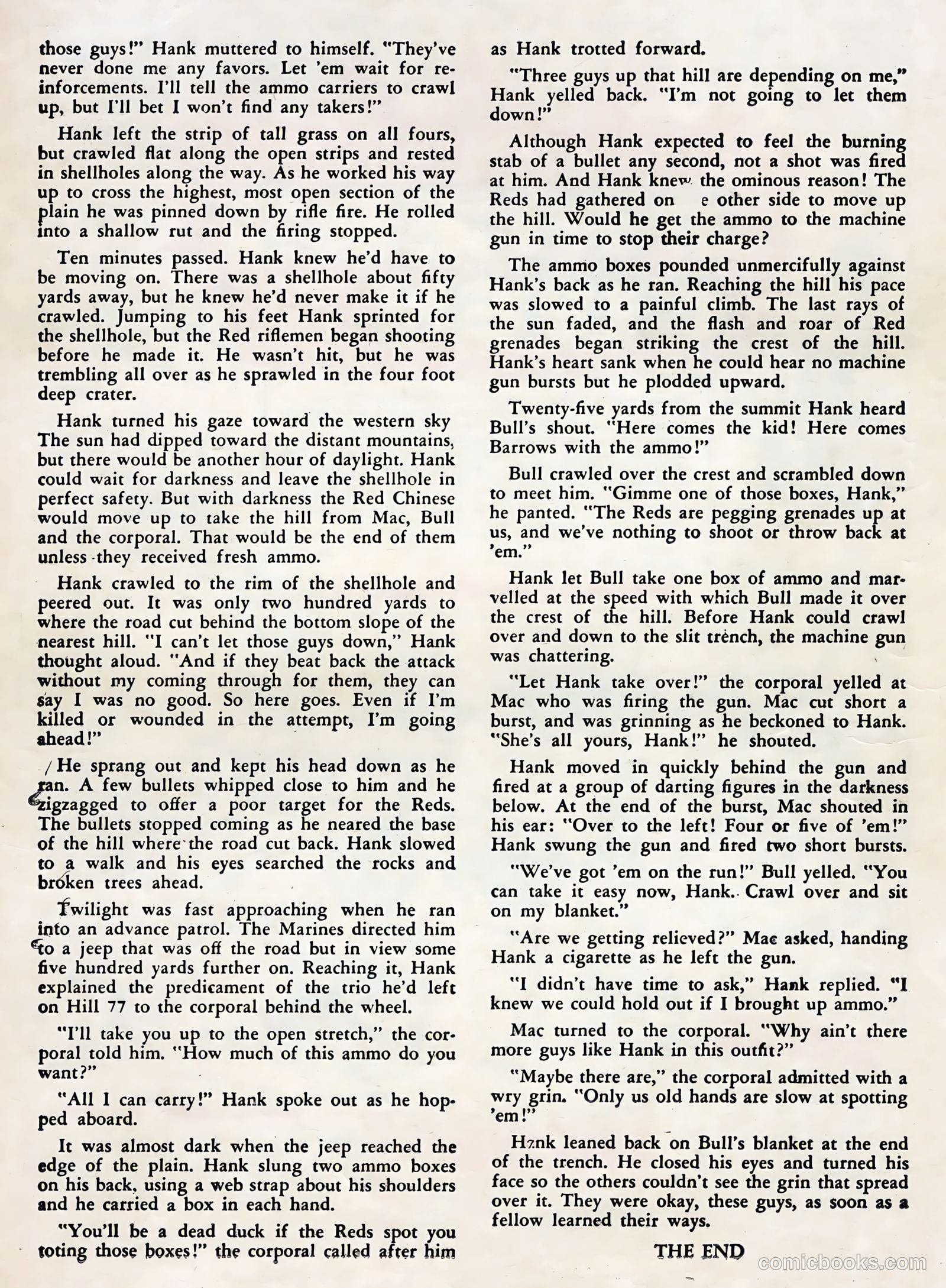 Fightin' Marines #14 (1955) — page 35 of 36