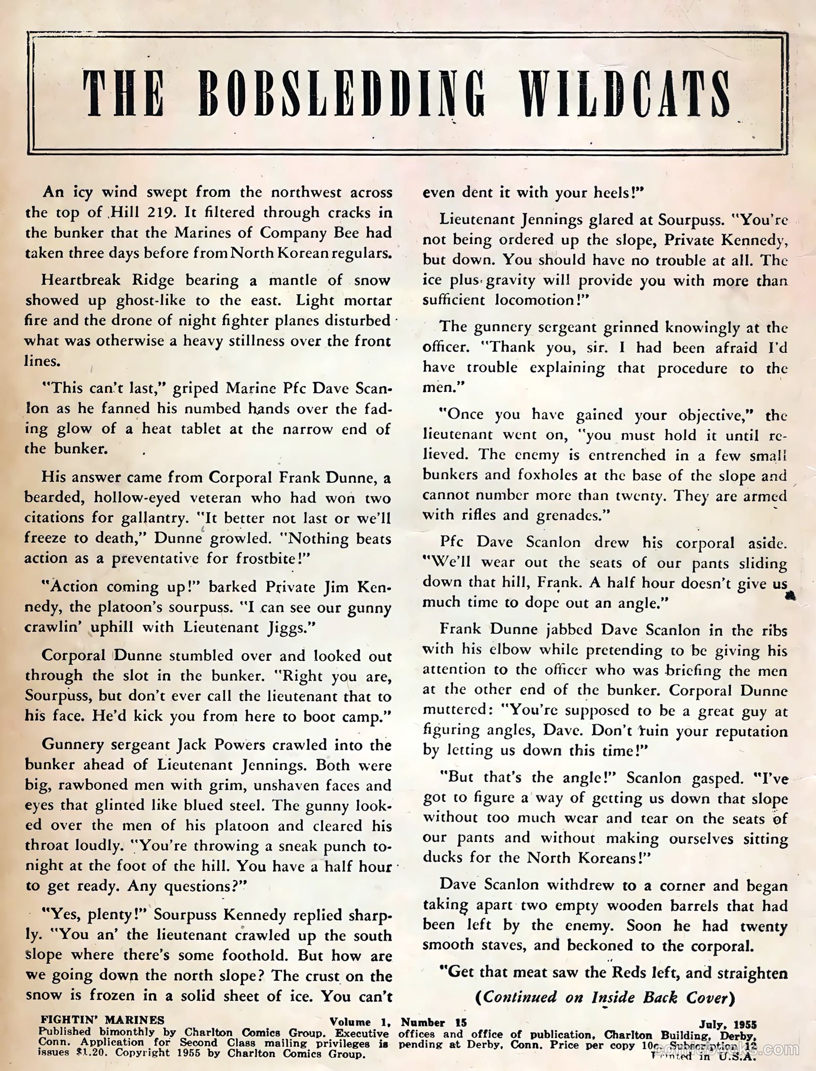 Fightin' Marines #15 (1955) — page 2 of 36