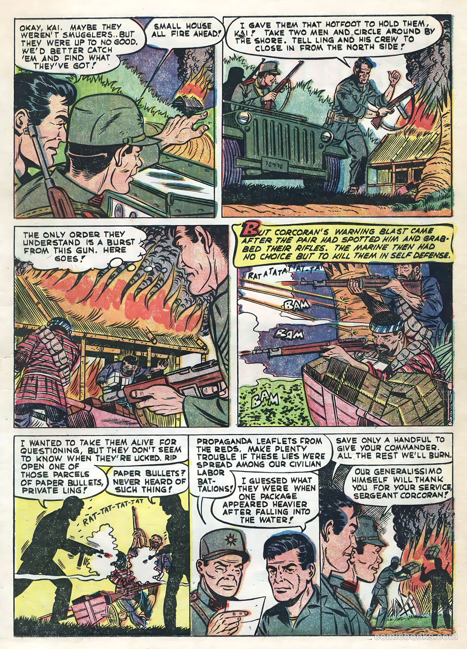 Fightin' Marines #15 (1955) — page 15 of 36