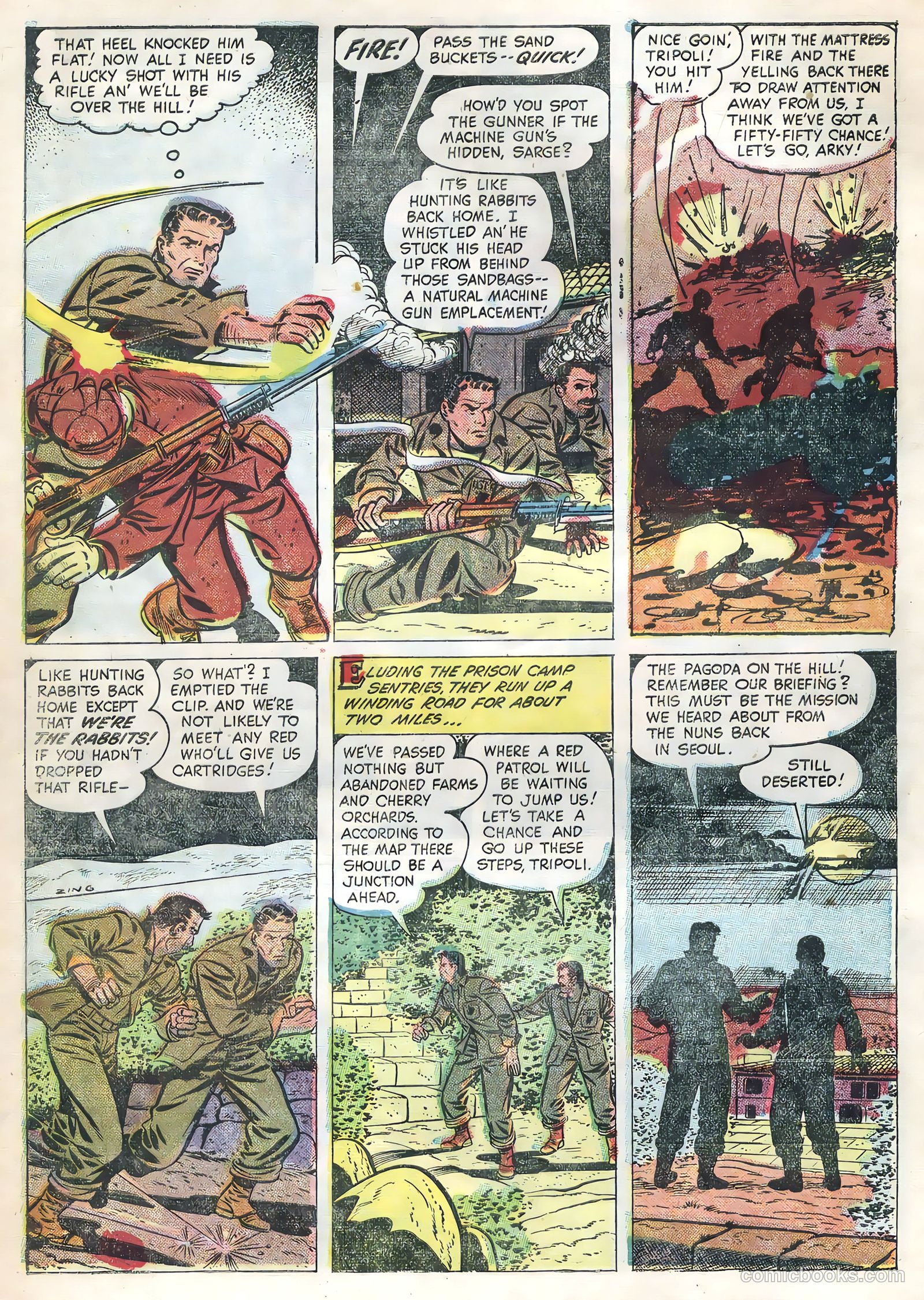 Fightin' Marines #15 (1955) — page 30 of 36