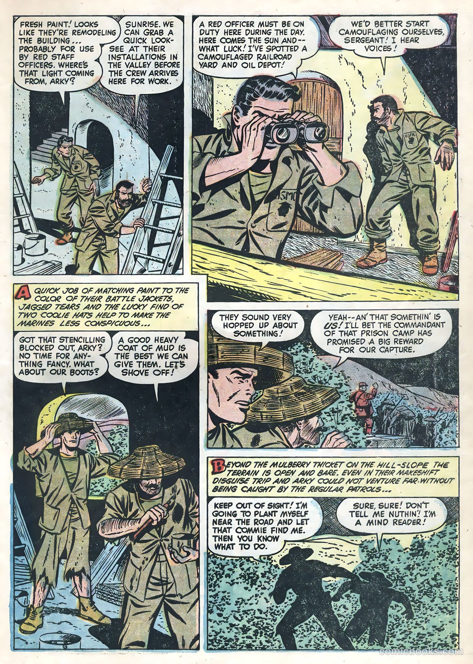 Fightin' Marines #15 (1955) — page 31 of 36
