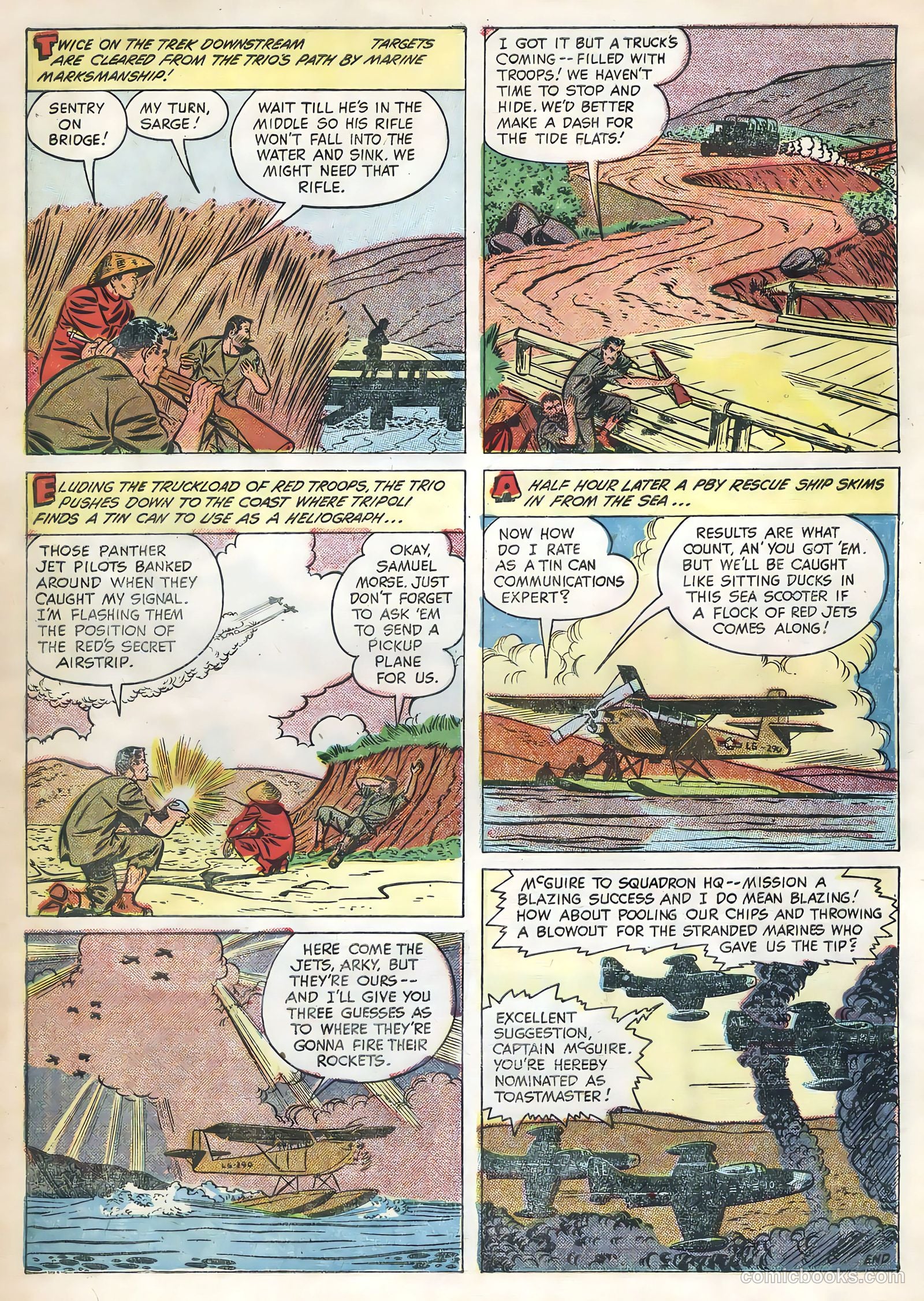 Fightin' Marines #15 (1955) — page 34 of 36