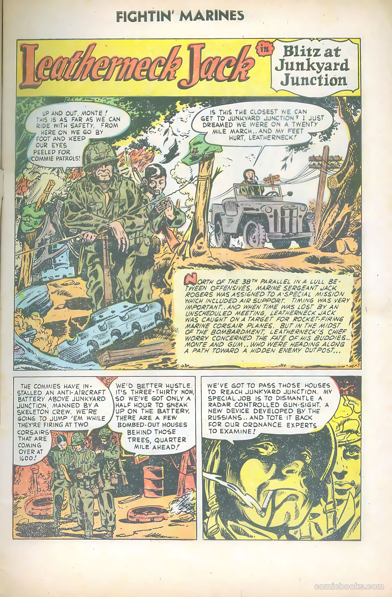 Fightin' Marines #16 (1955) — page 3 of 36