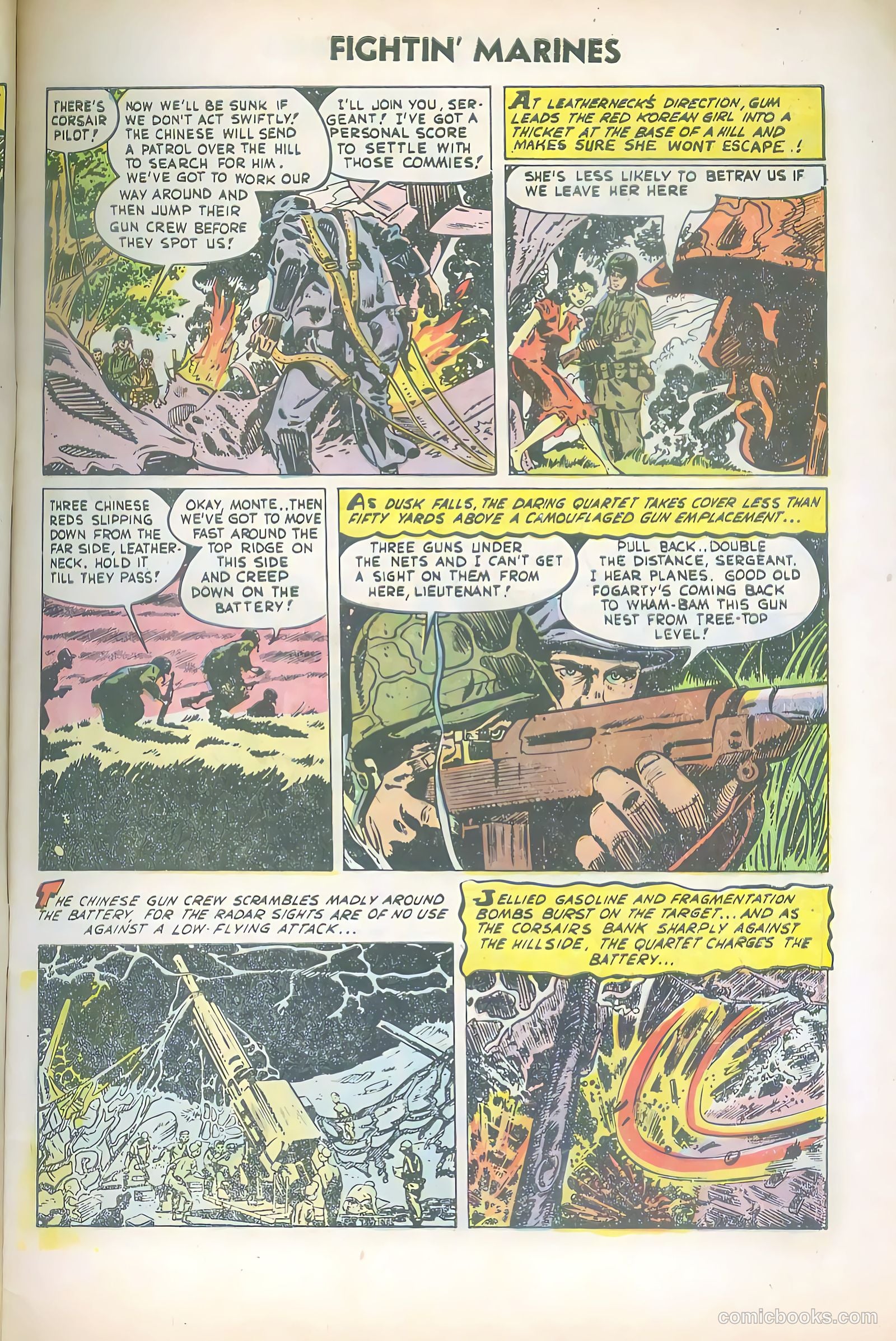 Fightin' Marines #16 (1955) — page 7 of 36