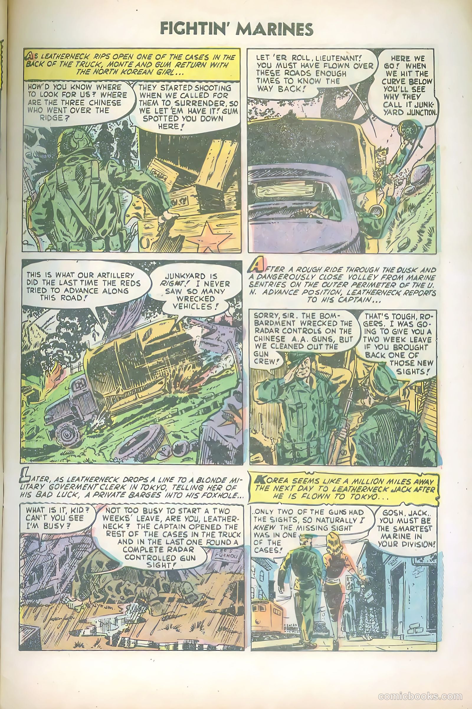 Fightin' Marines #16 (1955) — page 9 of 36
