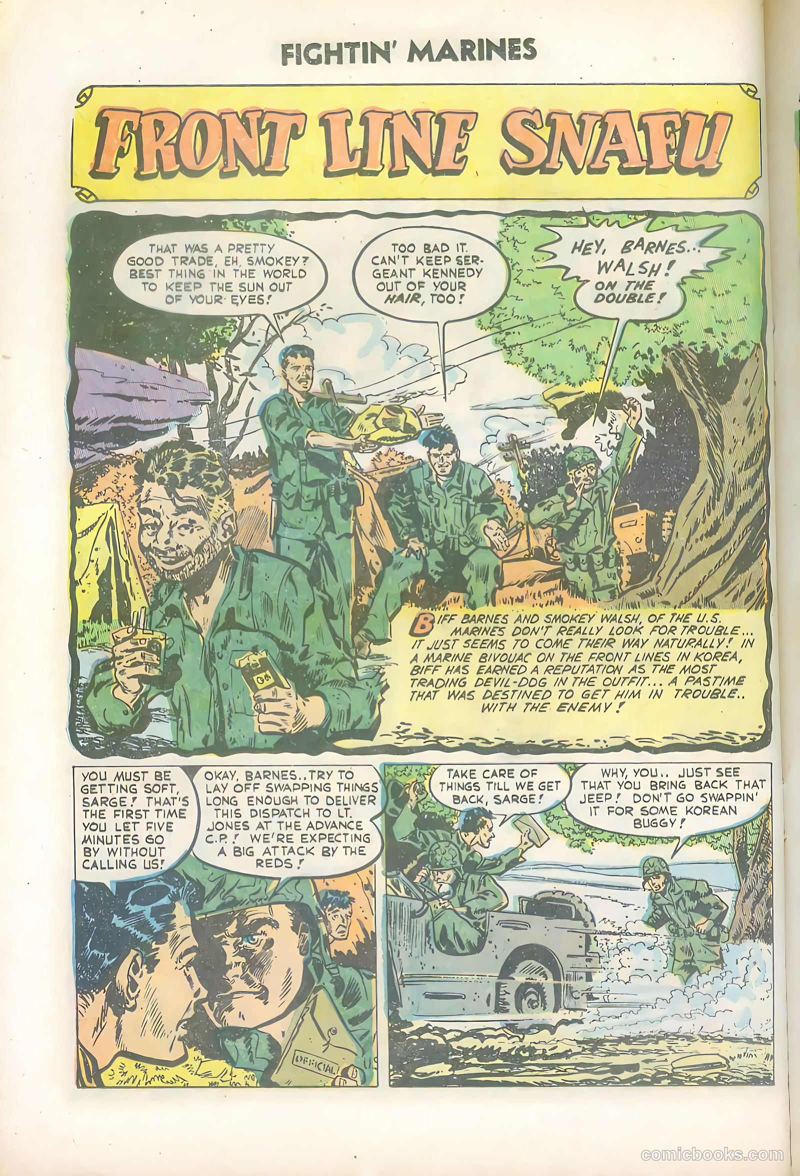 Fightin' Marines #16 (1955) — page 16 of 36