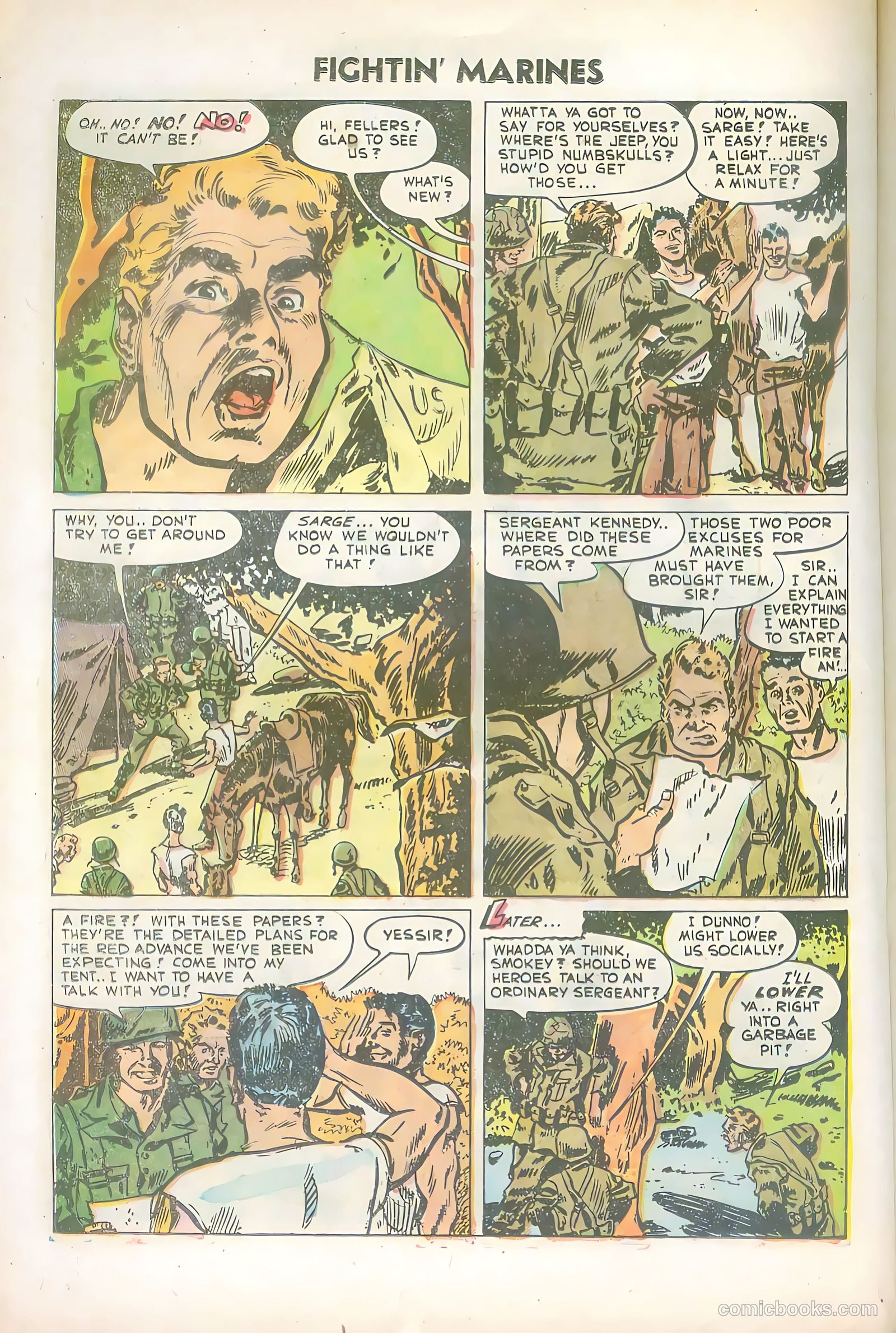 Fightin' Marines #16 (1955) — page 22 of 36