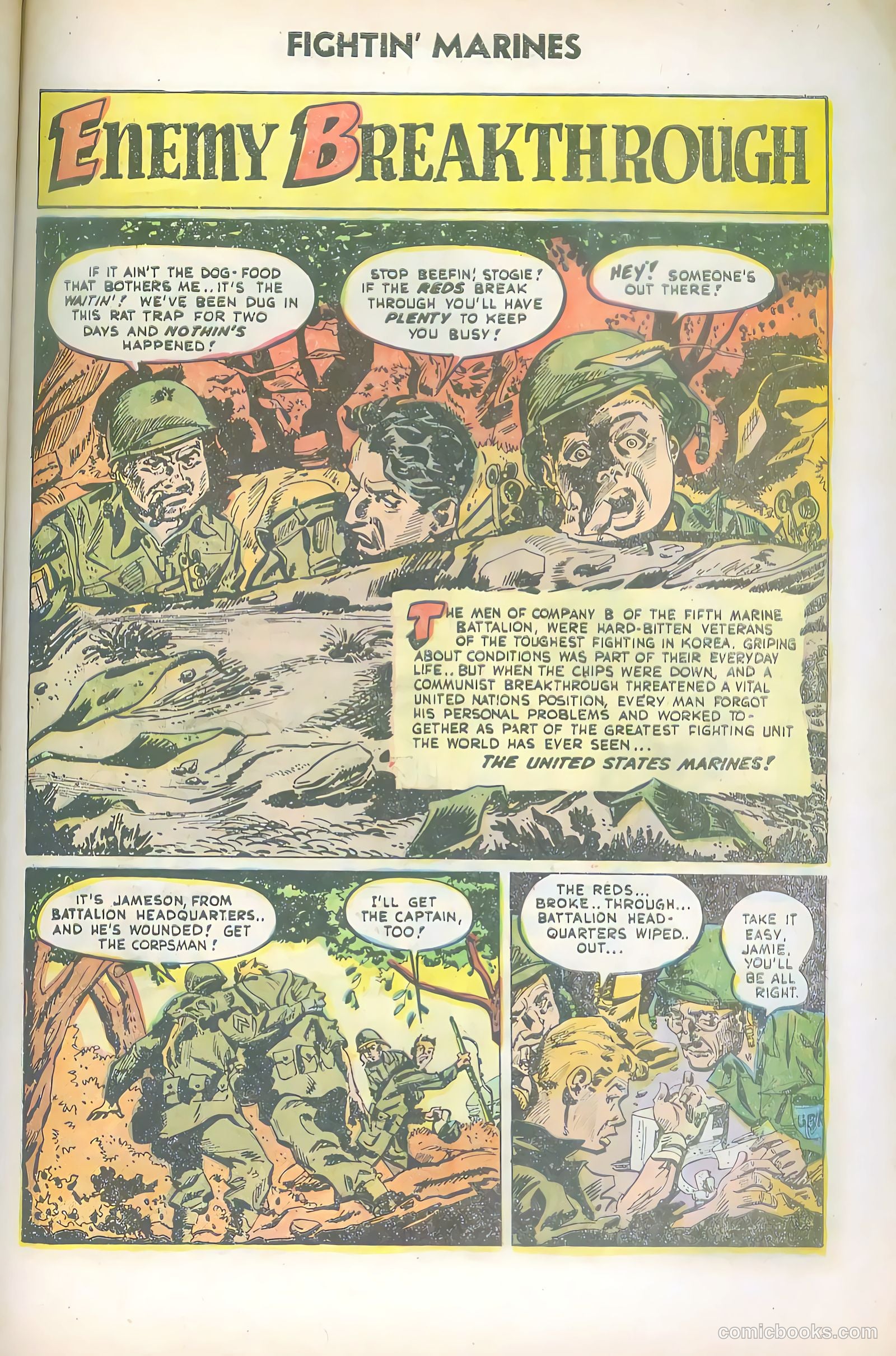 Fightin' Marines #16 (1955) — page 27 of 36