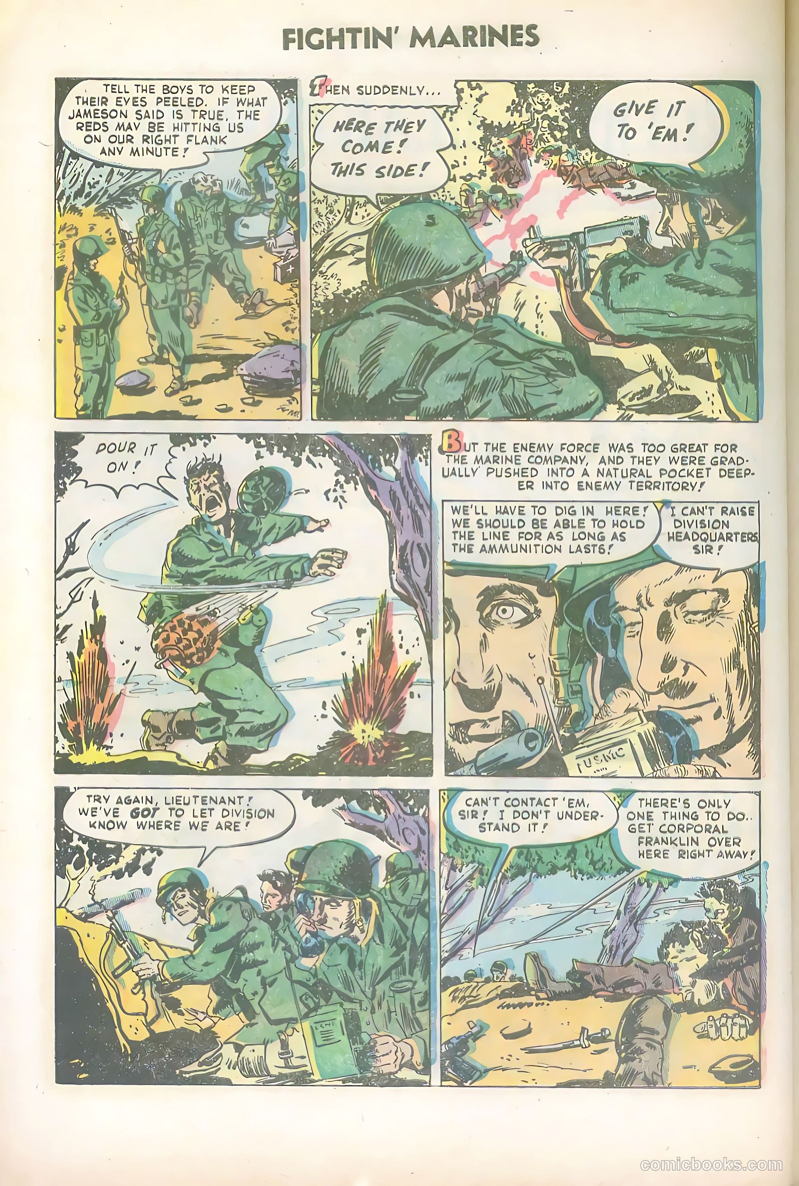 Fightin' Marines #16 (1955) — page 28 of 36