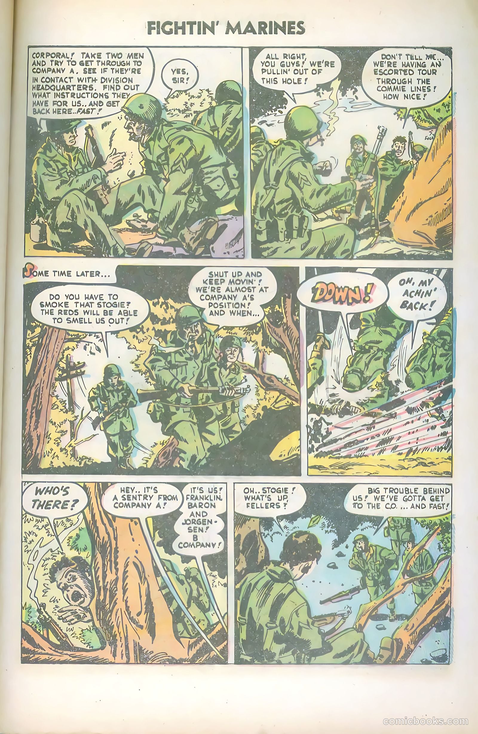 Fightin' Marines #16 (1955) — page 29 of 36