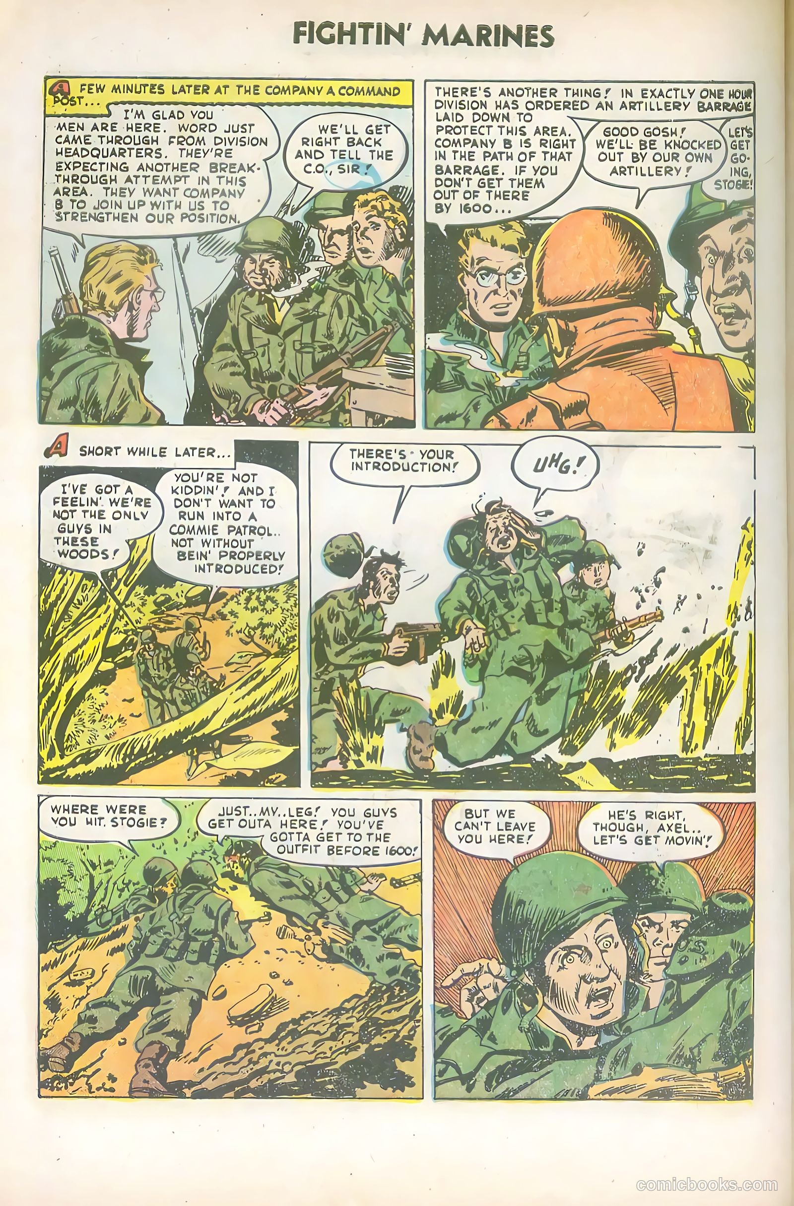 Fightin' Marines #16 (1955) — page 30 of 36
