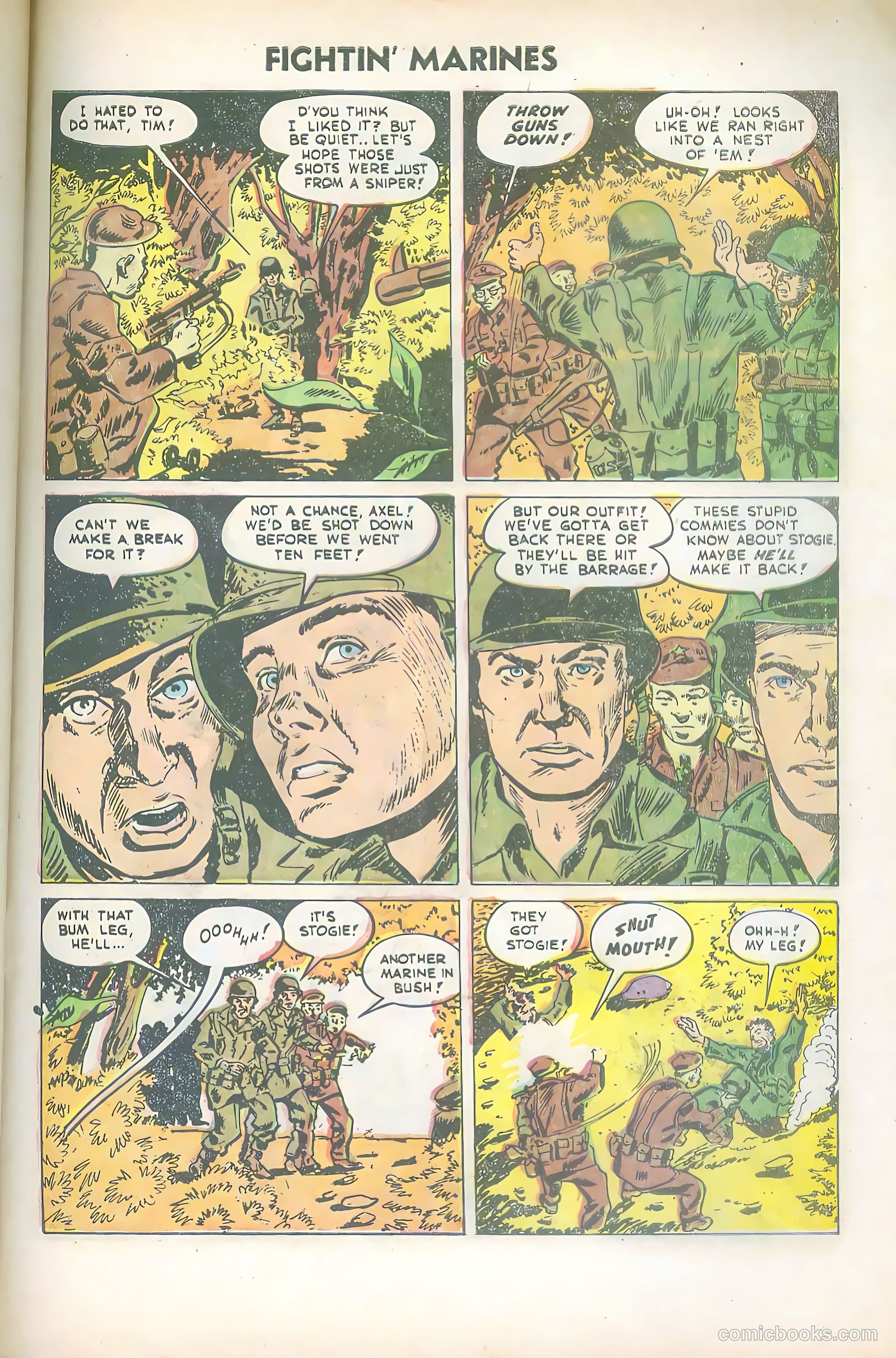 Fightin' Marines #16 (1955) — page 31 of 36