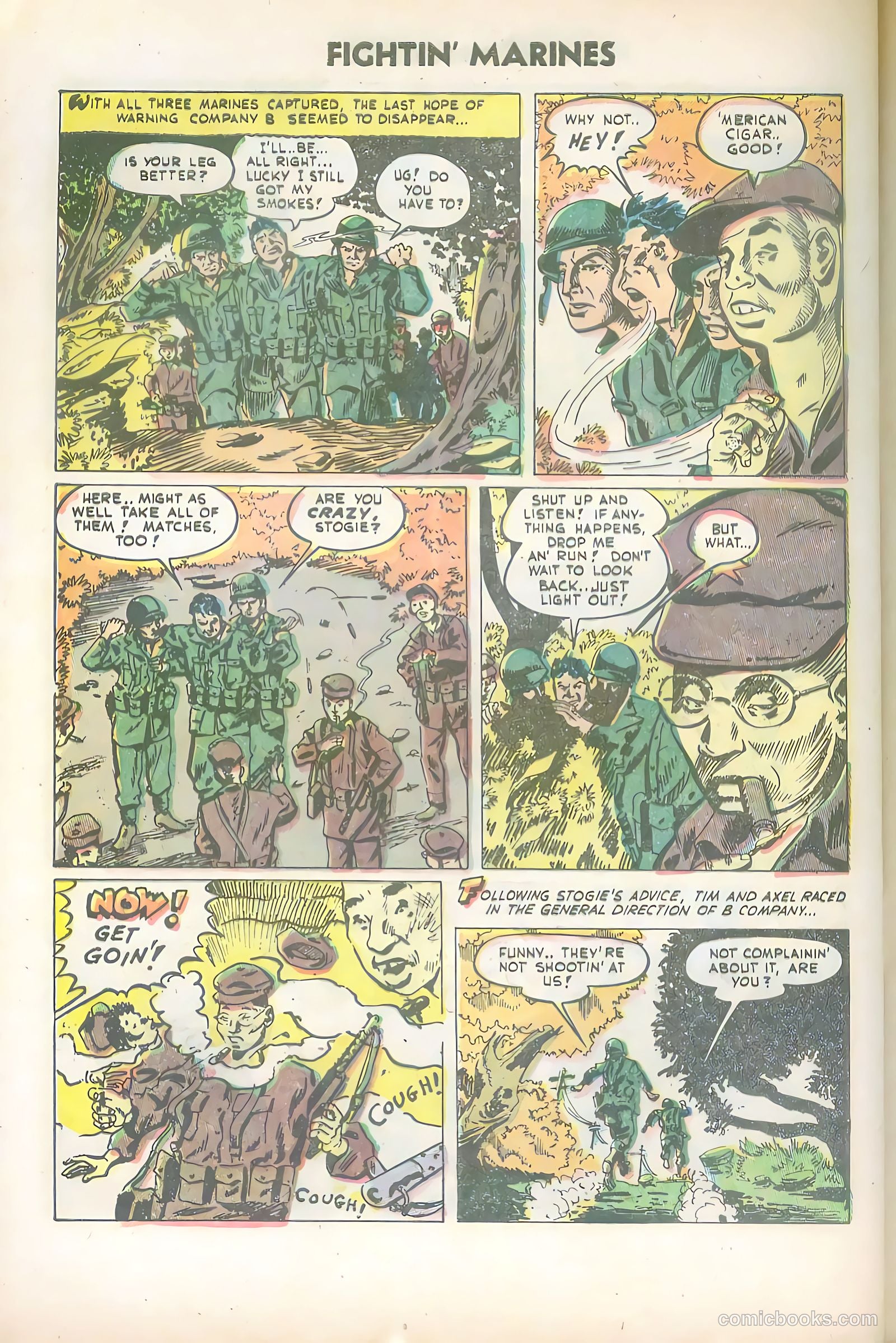 Fightin' Marines #16 (1955) — page 32 of 36