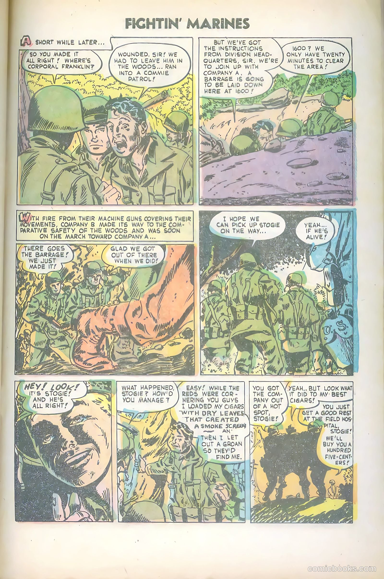 Fightin' Marines #16 (1955) — page 33 of 36