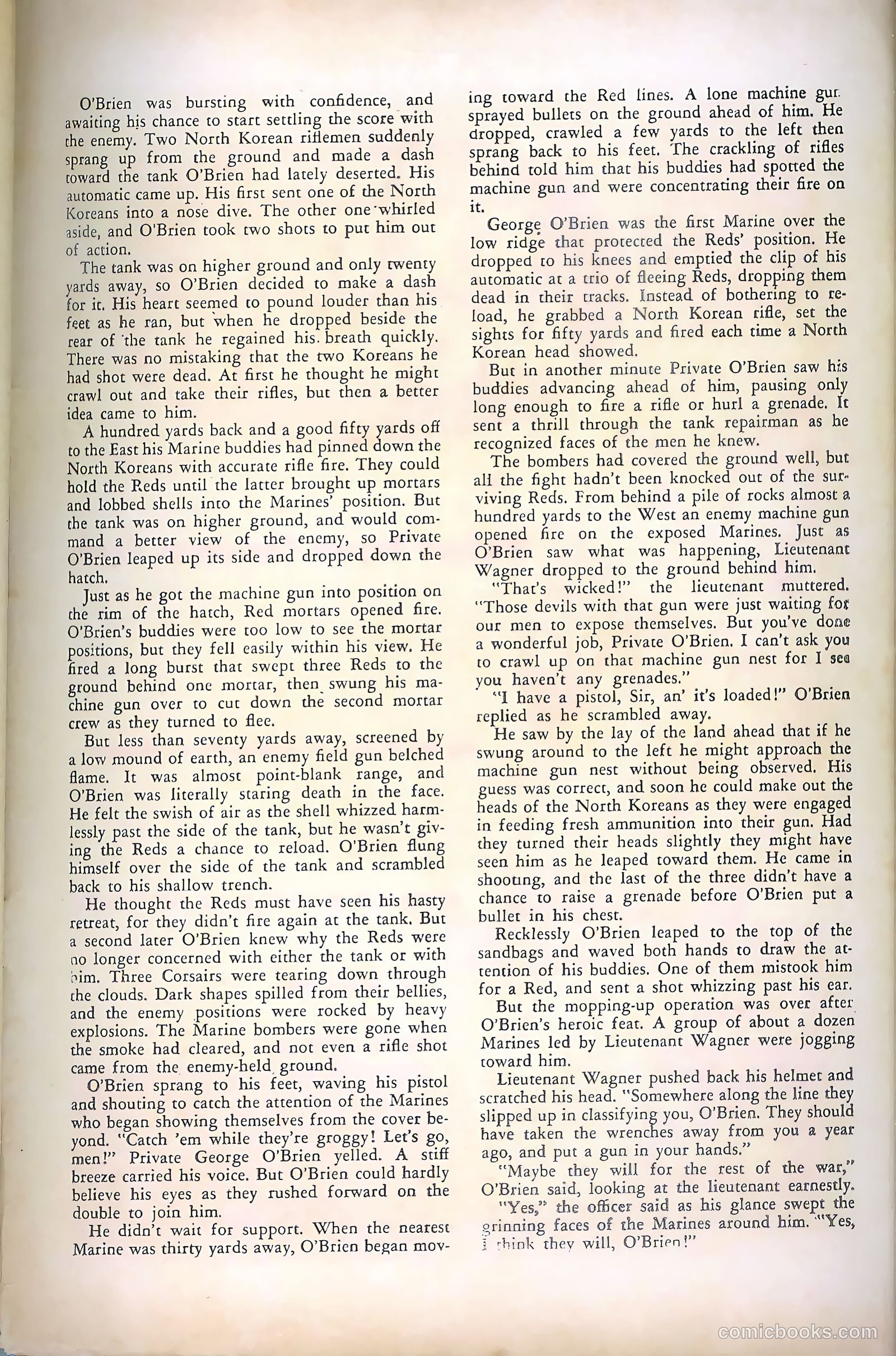 Fightin' Marines #16 (1955) — page 35 of 36