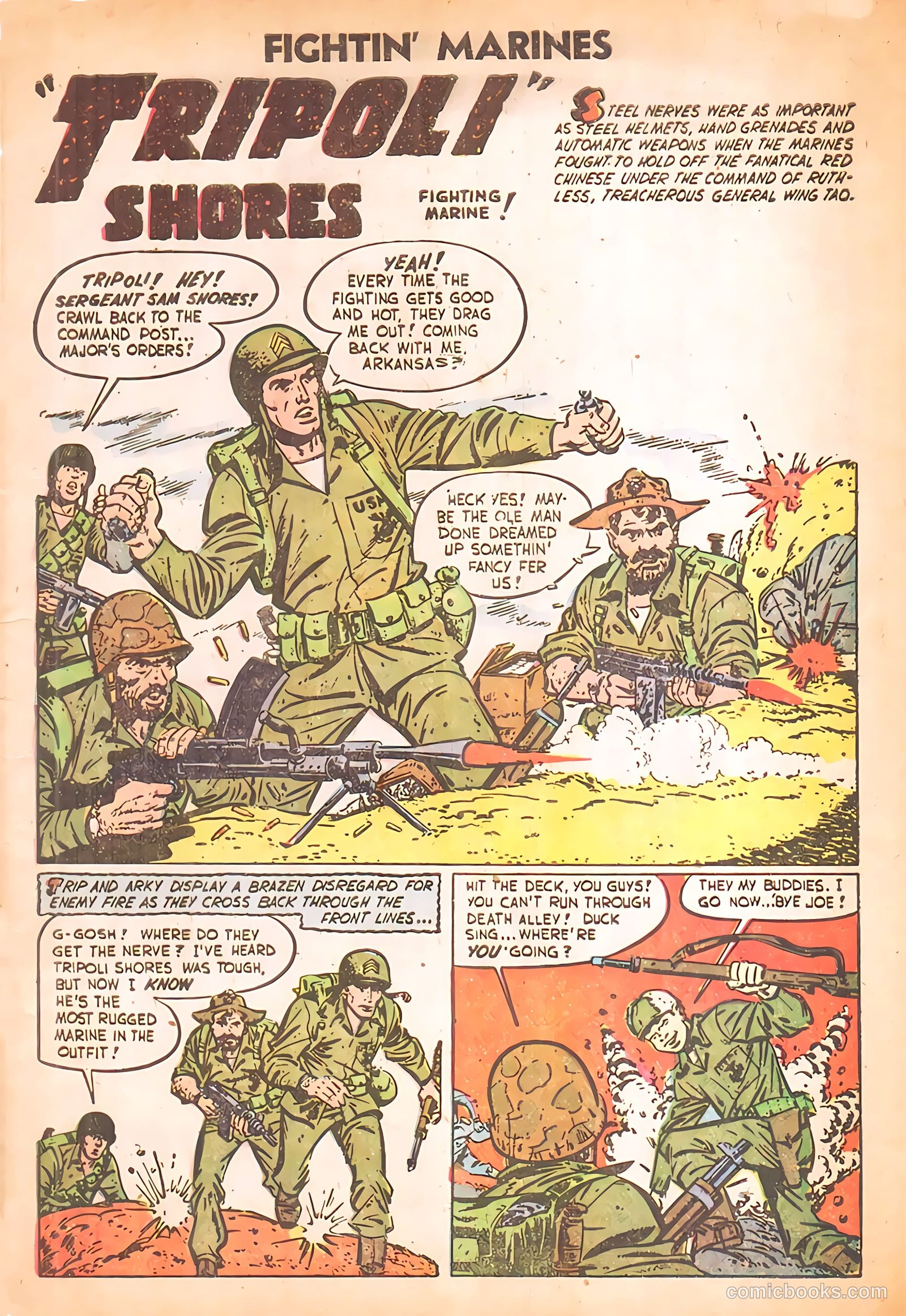 Fightin' Marines #17 (1956) — page 3 of 36