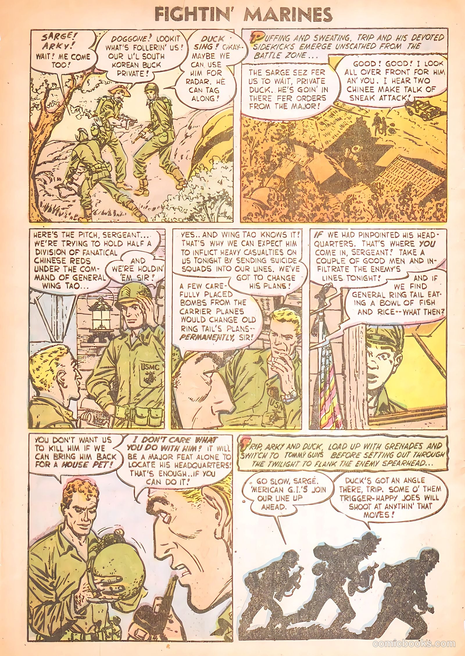 Fightin' Marines #17 (1956) — page 4 of 36