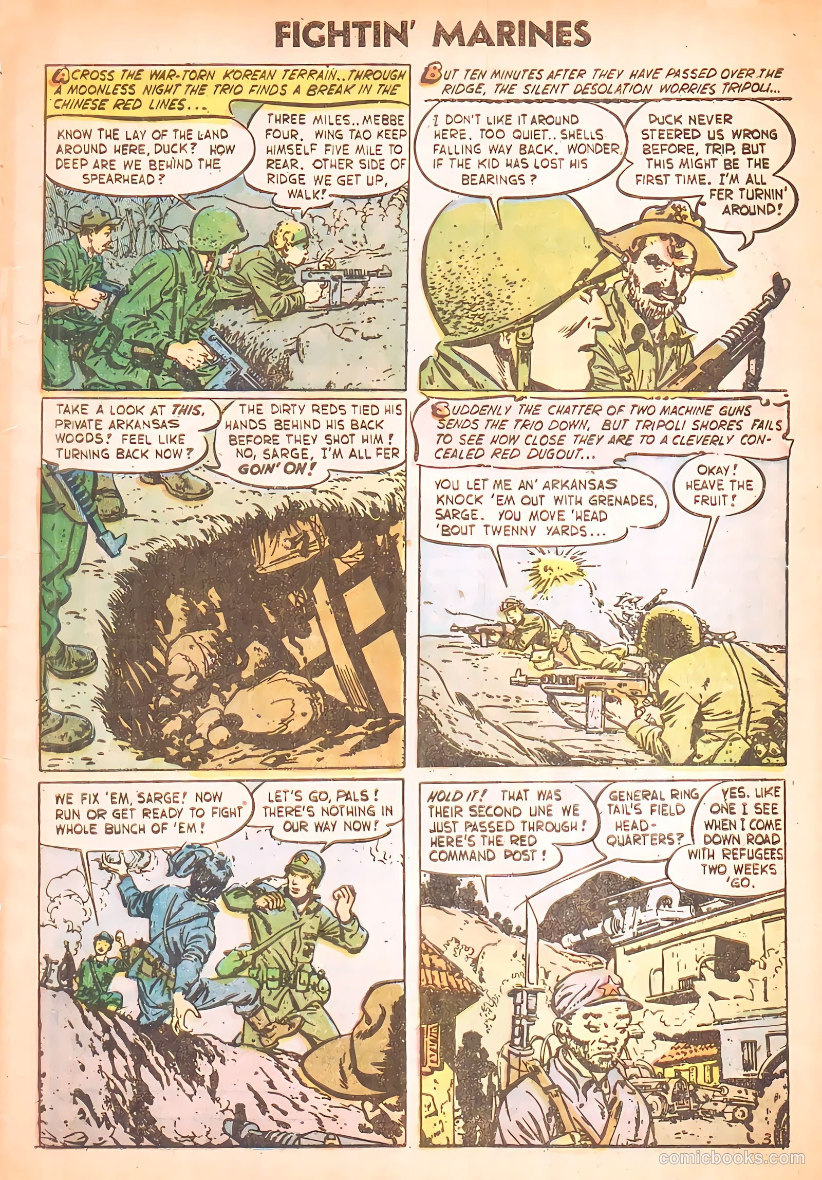 Fightin' Marines #17 (1956) — page 5 of 36