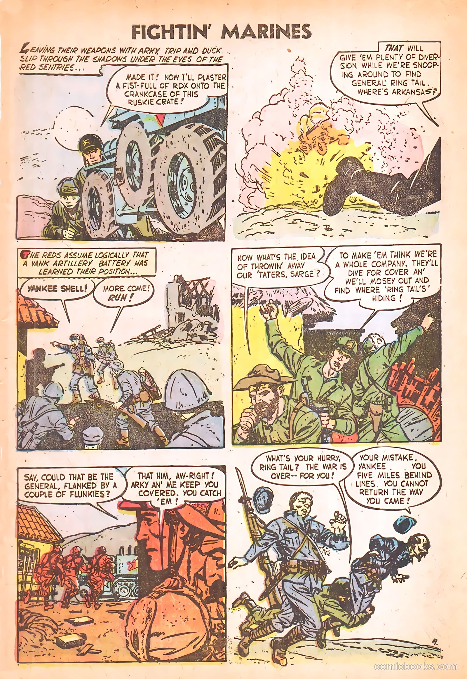 Fightin' Marines #17 (1956) — page 7 of 36