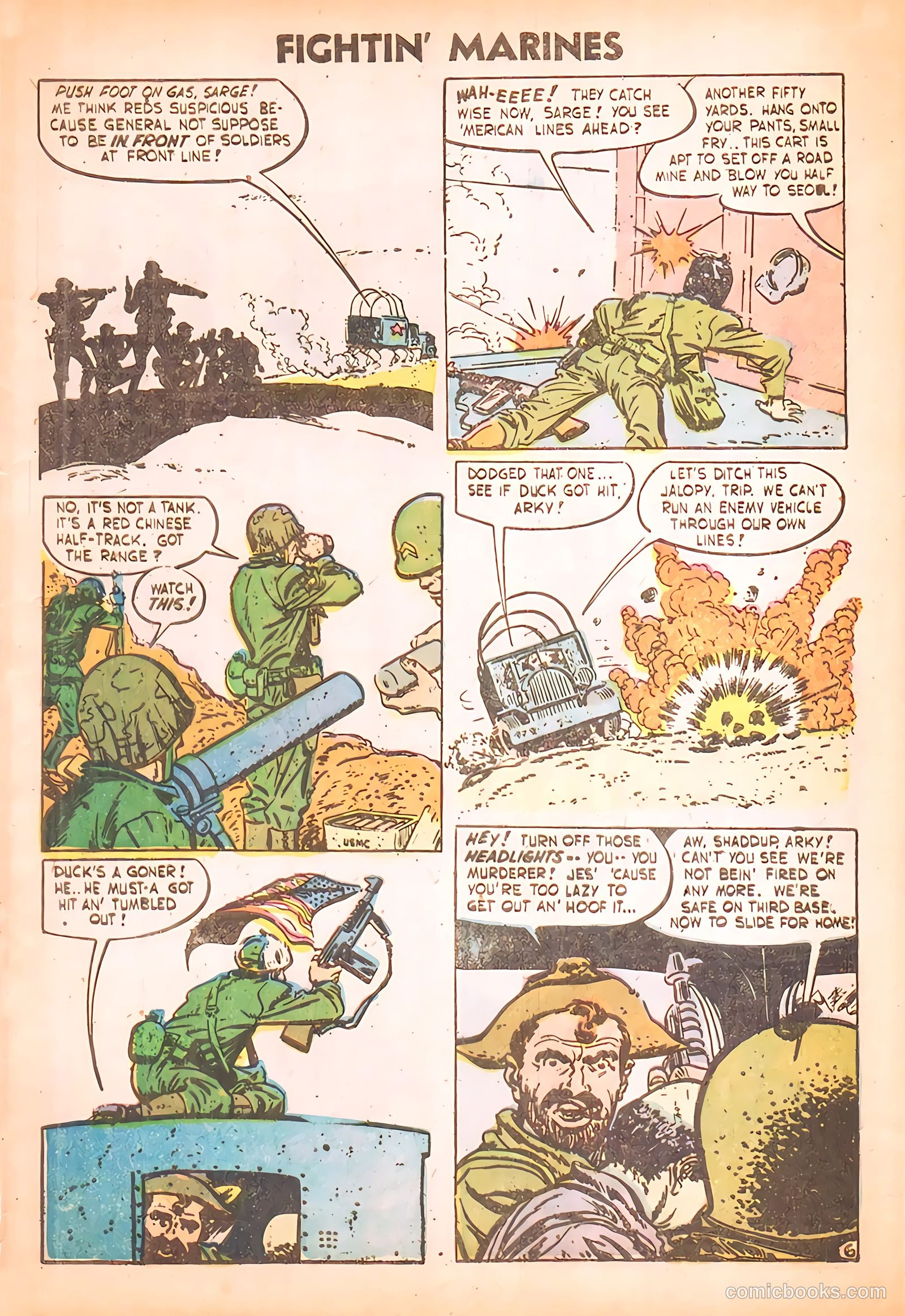Fightin' Marines #17 (1956) — page 9 of 36