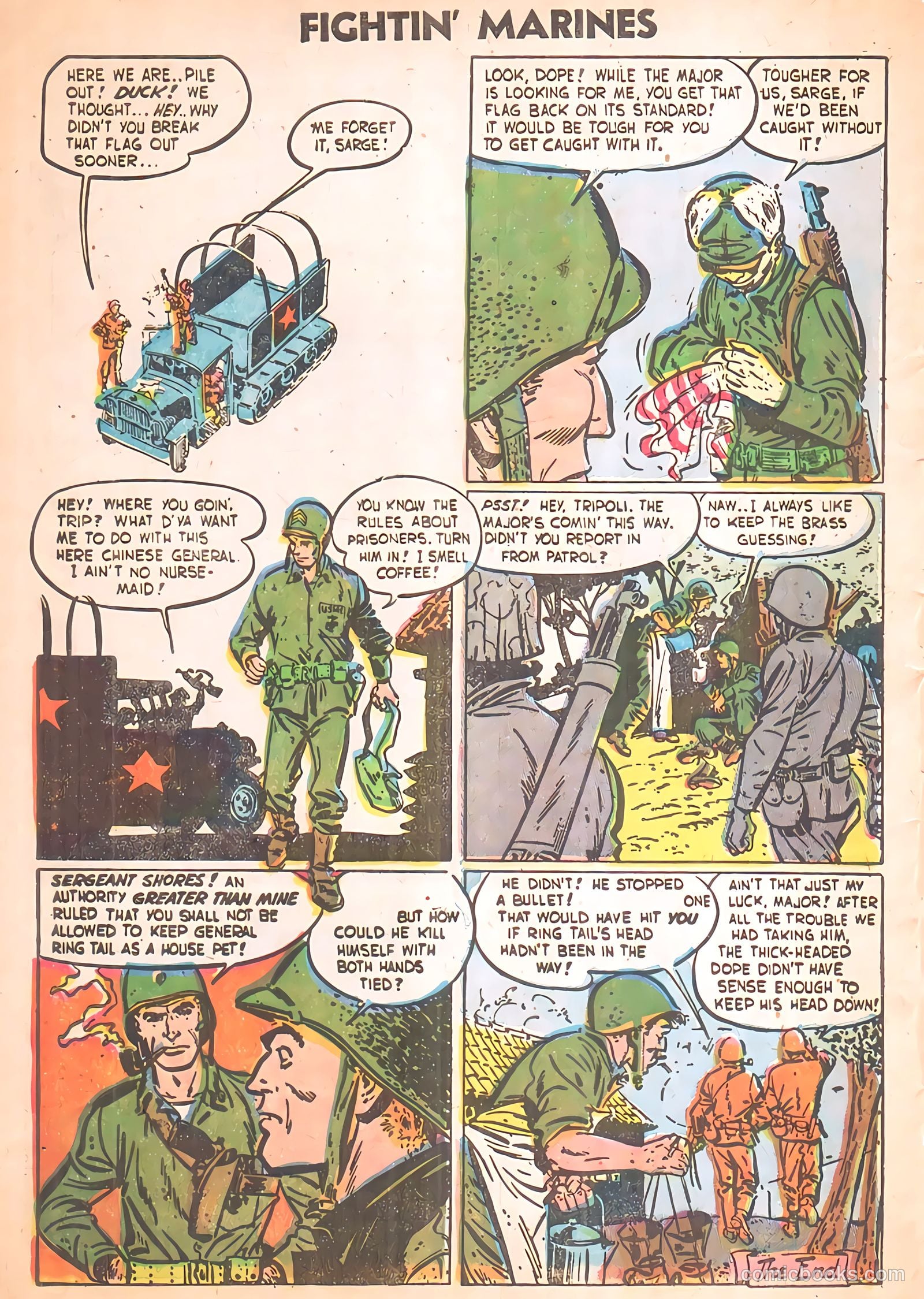 Fightin' Marines #17 (1956) — page 10 of 36