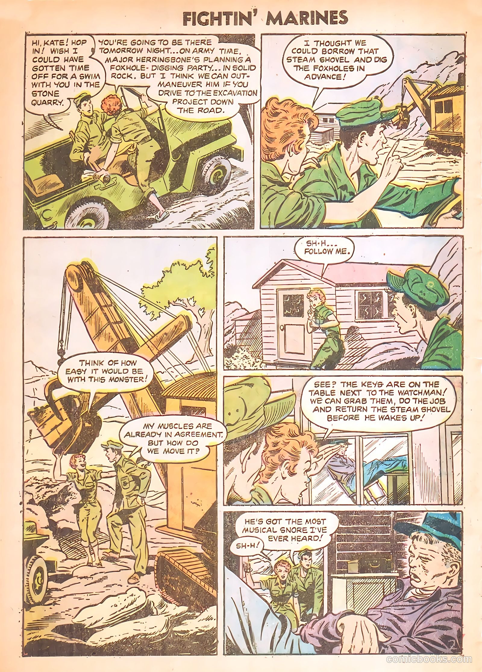 Fightin' Marines #17 (1956) — page 12 of 36