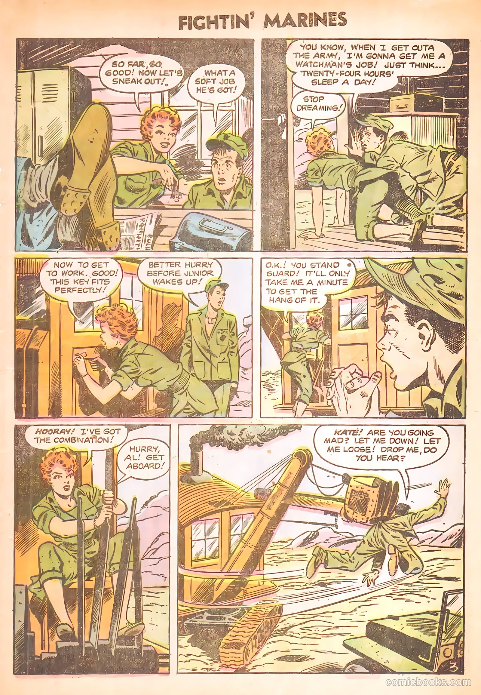 Fightin' Marines #17 (1956) — page 13 of 36