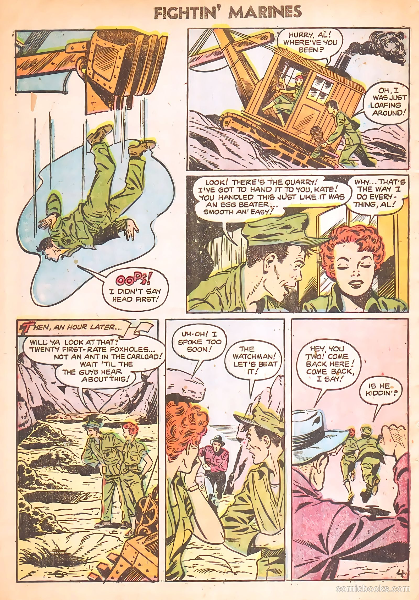 Fightin' Marines #17 (1956) — page 14 of 36