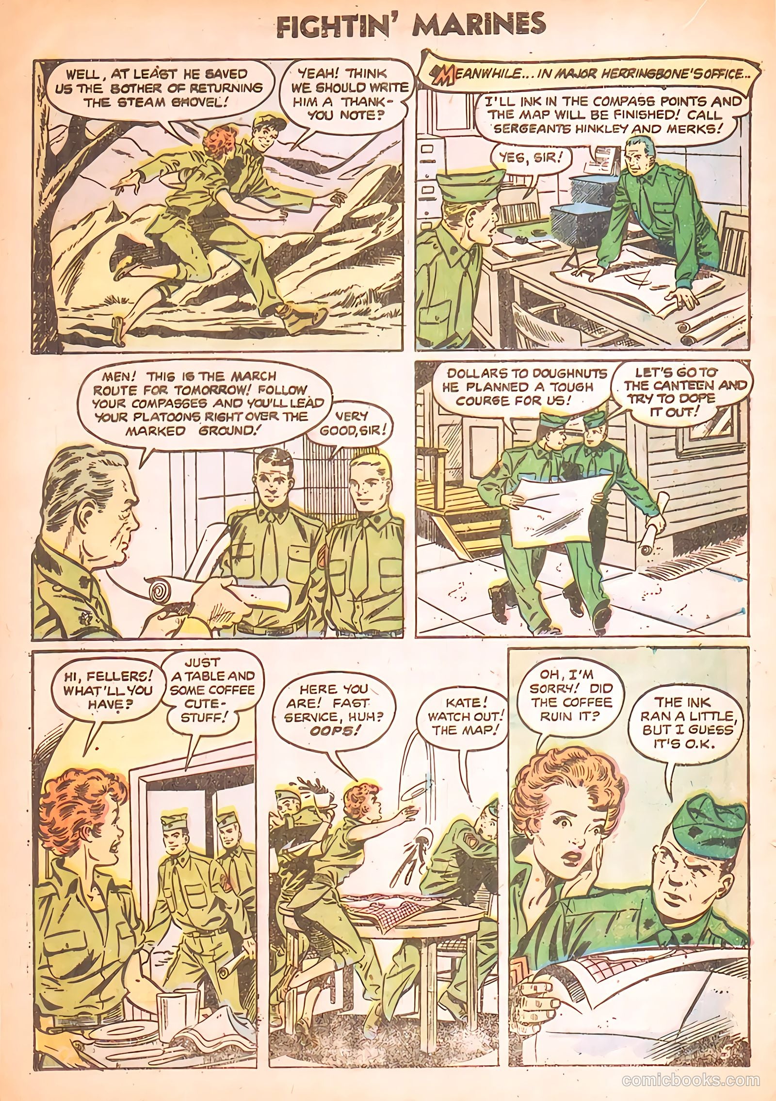 Fightin' Marines #17 (1956) — page 16 of 36