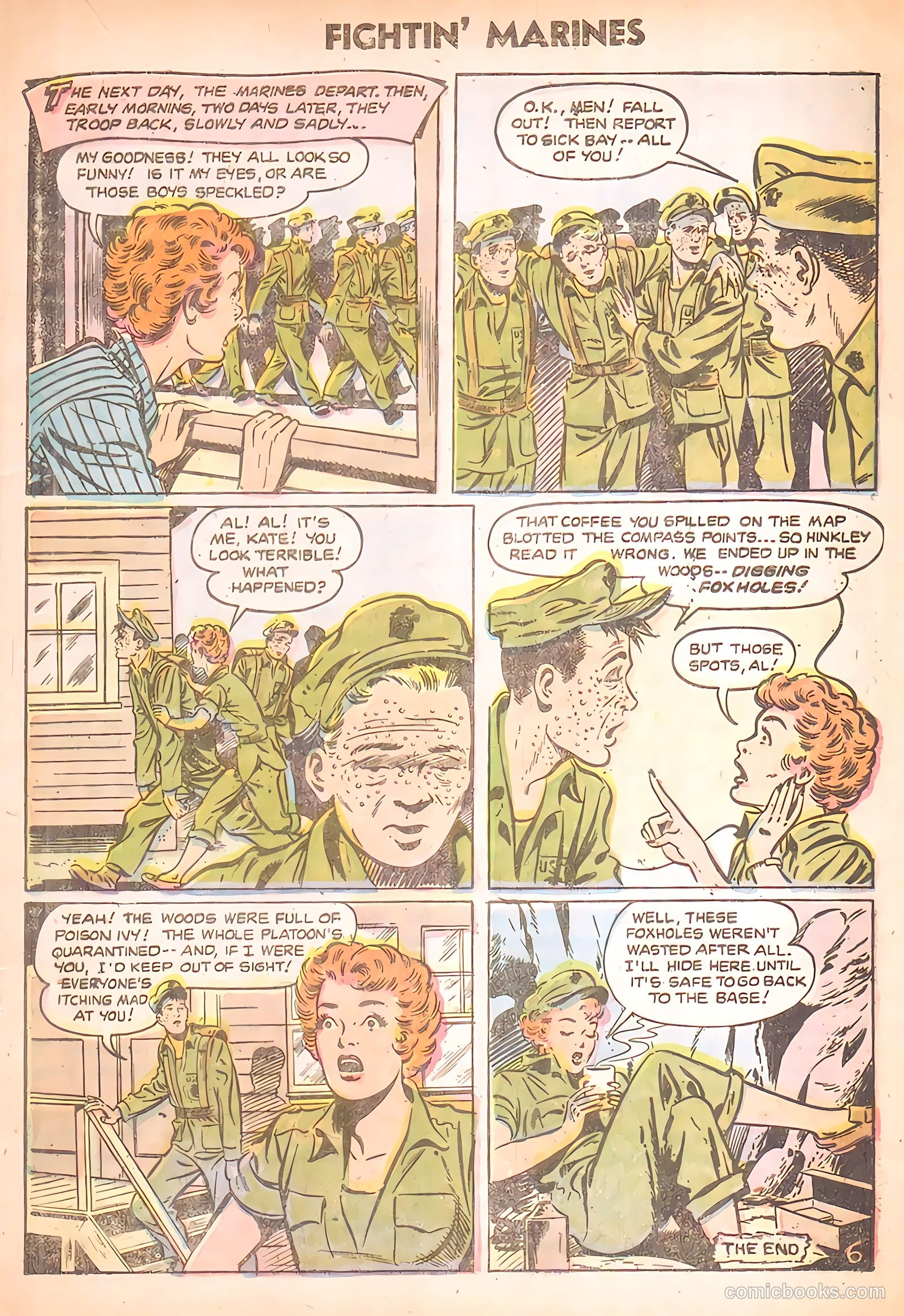 Fightin' Marines #17 (1956) — page 17 of 36