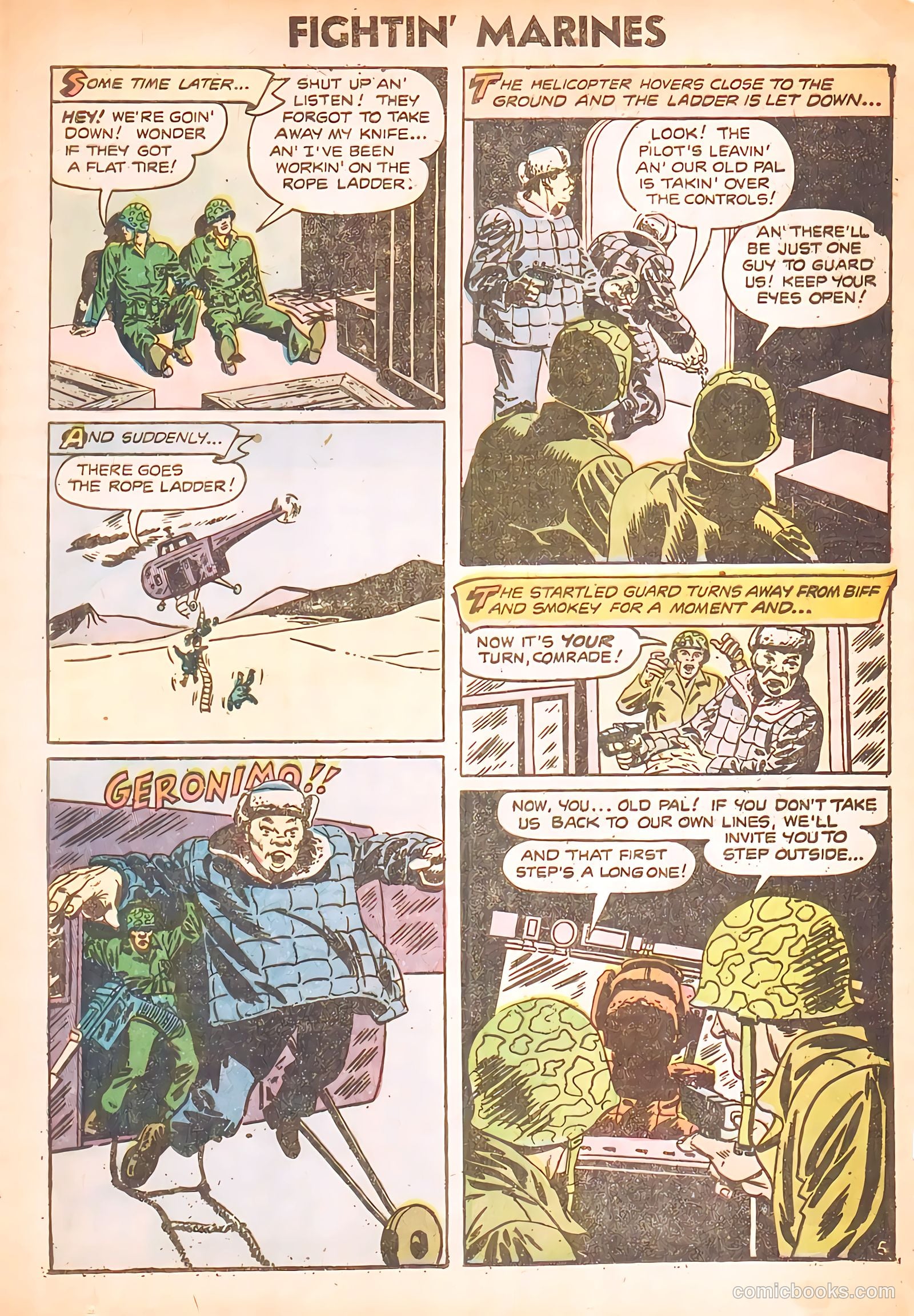 Fightin' Marines #17 (1956) — page 25 of 36