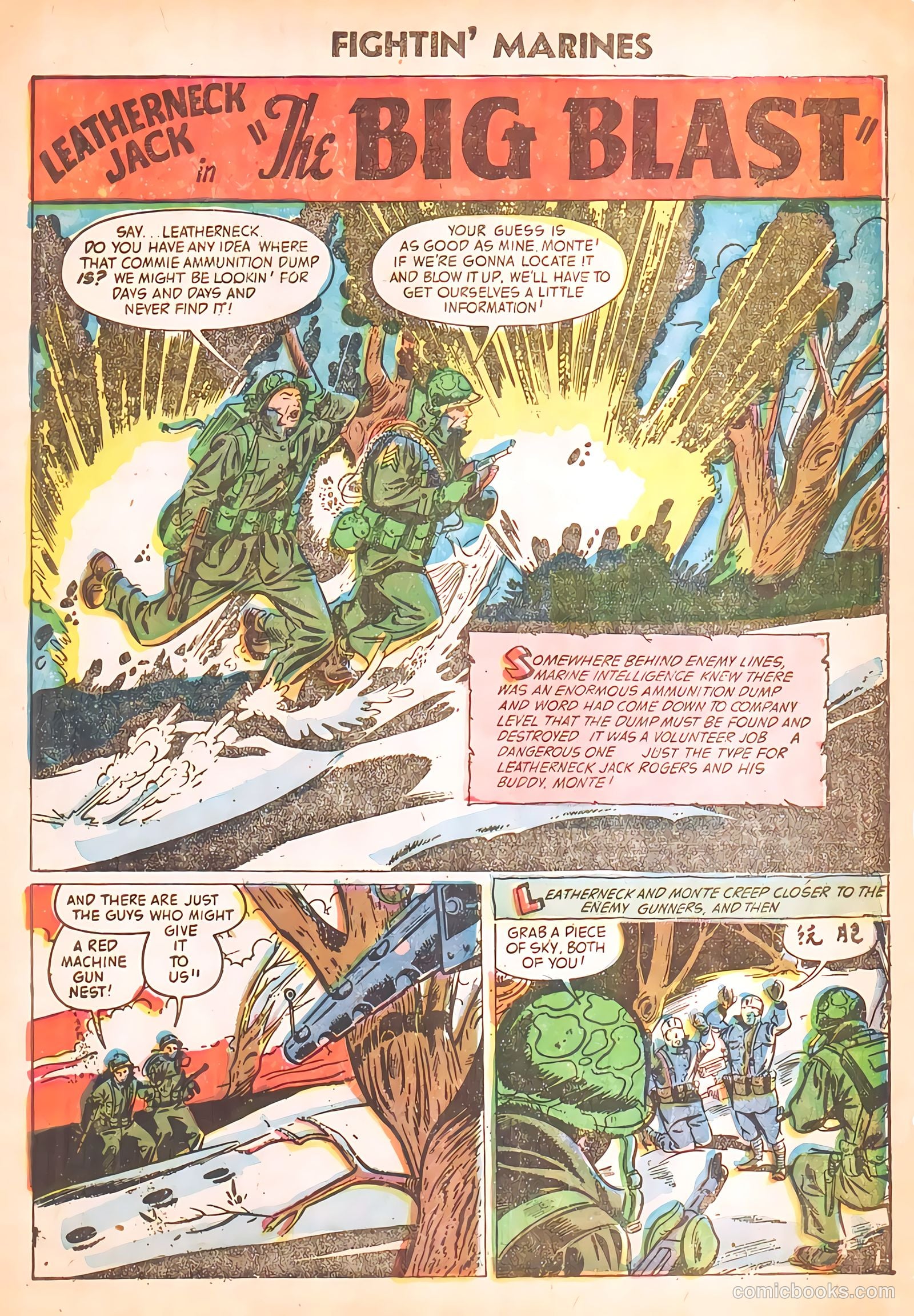 Fightin' Marines #17 (1956) — page 27 of 36