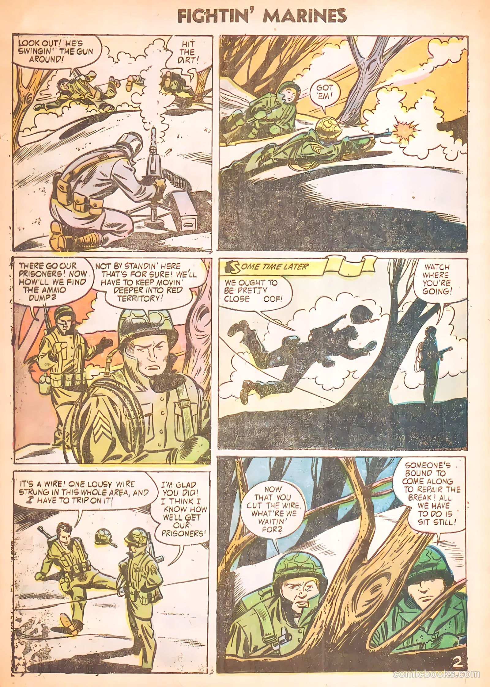 Fightin' Marines #17 (1956) — page 28 of 36