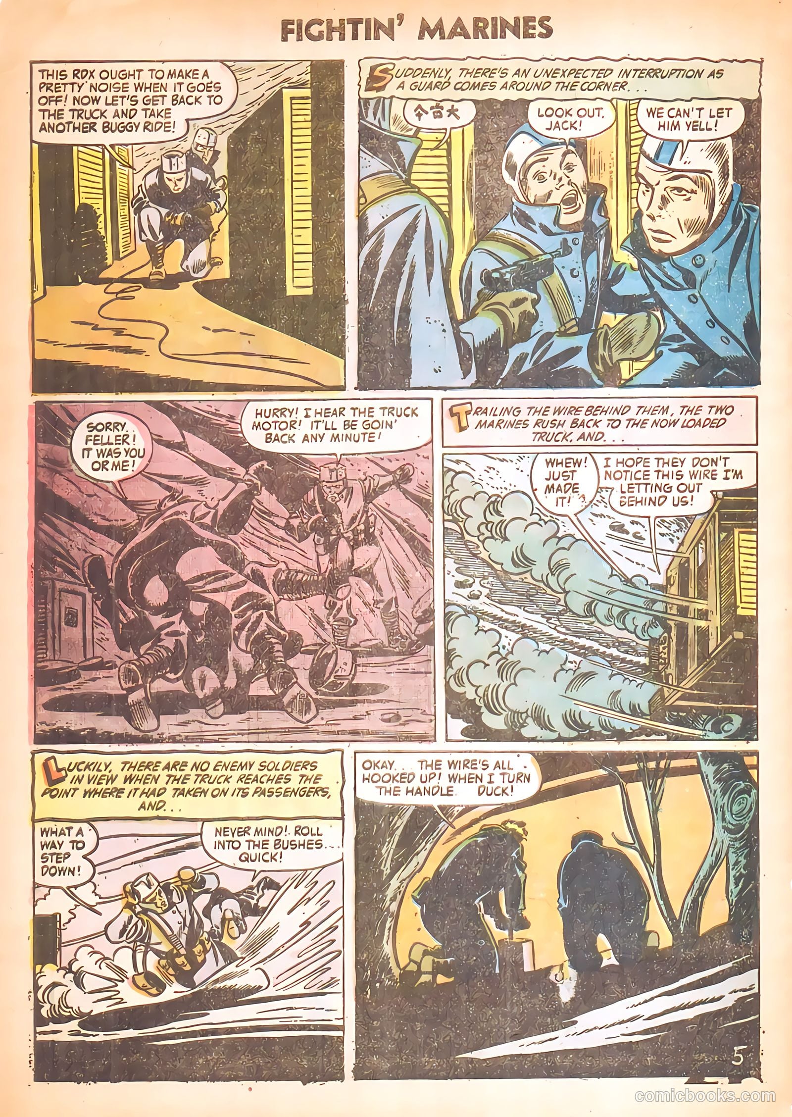 Fightin' Marines #17 (1956) — page 32 of 36