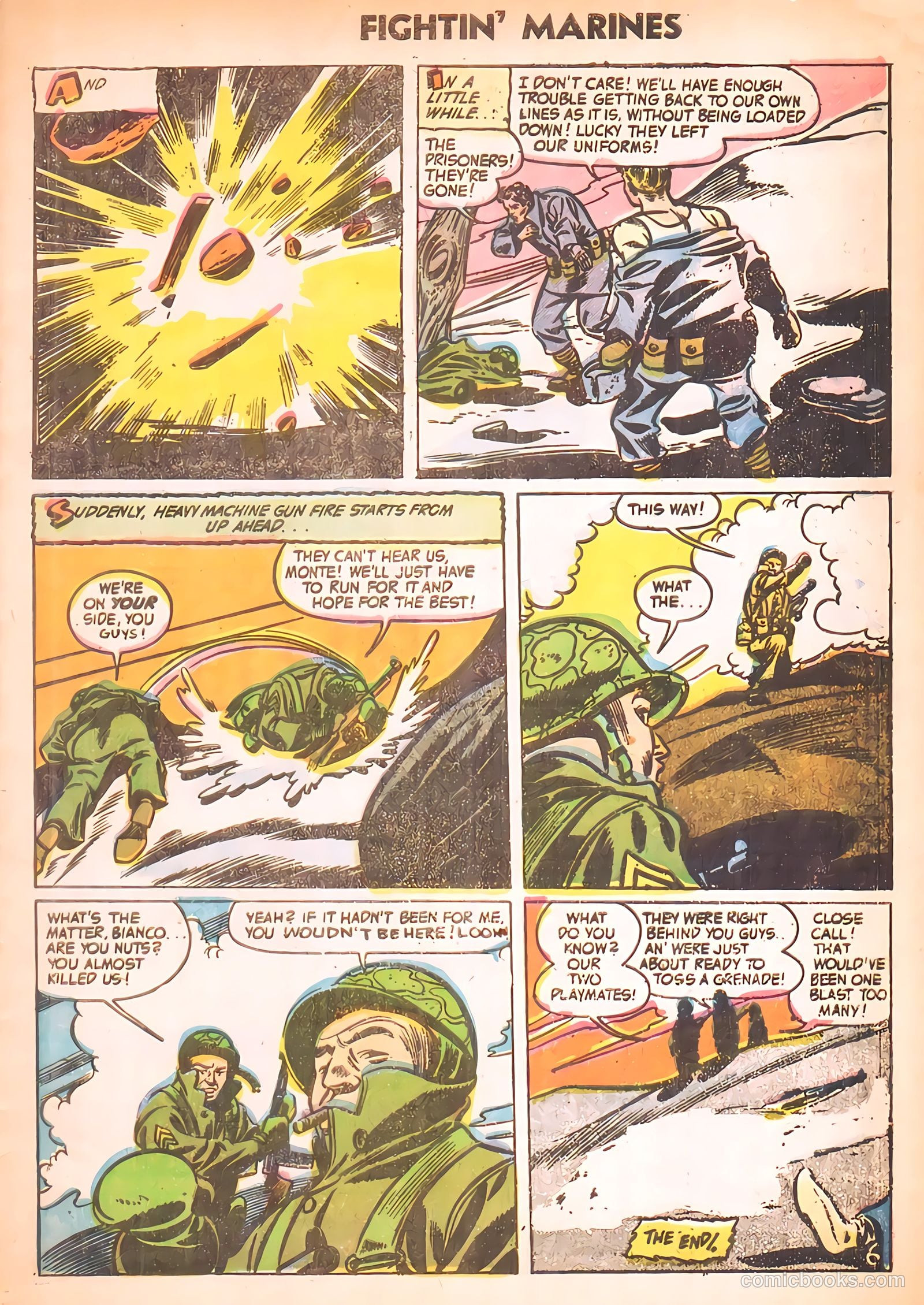 Fightin' Marines #17 (1956) — page 33 of 36