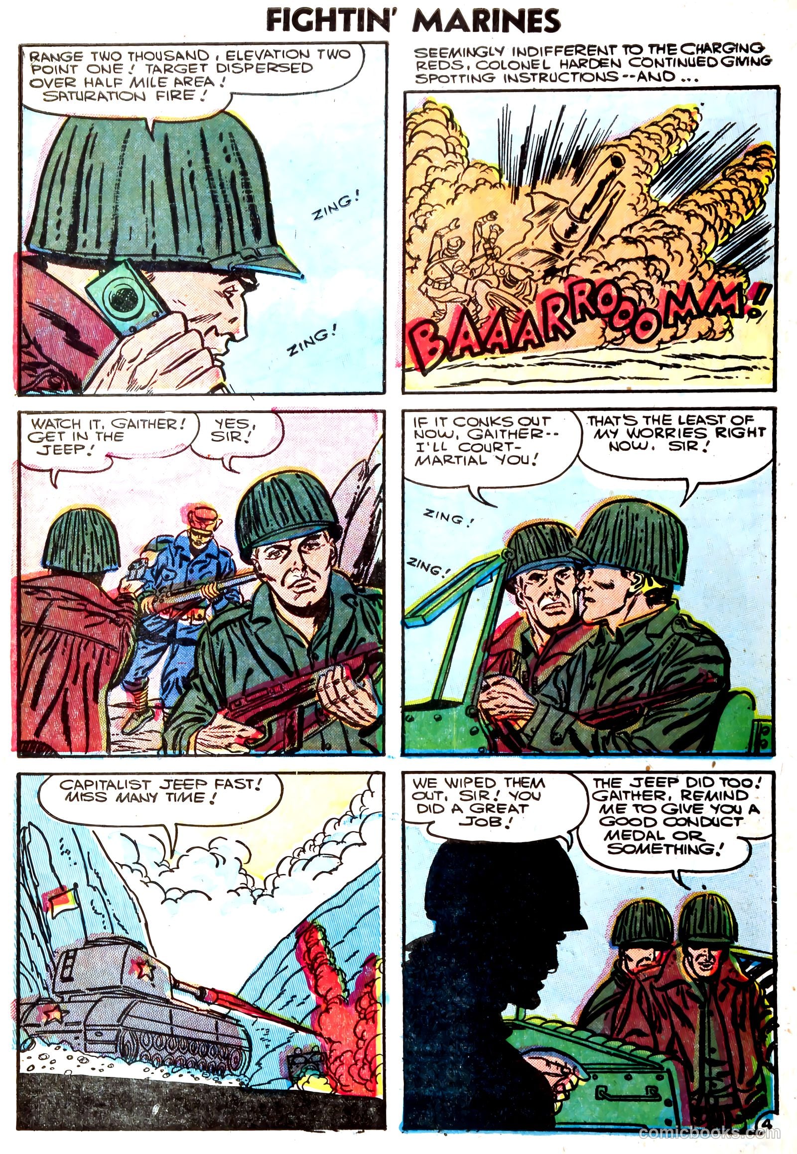 Fightin' Marines #18 (1956) — page 7 of 37