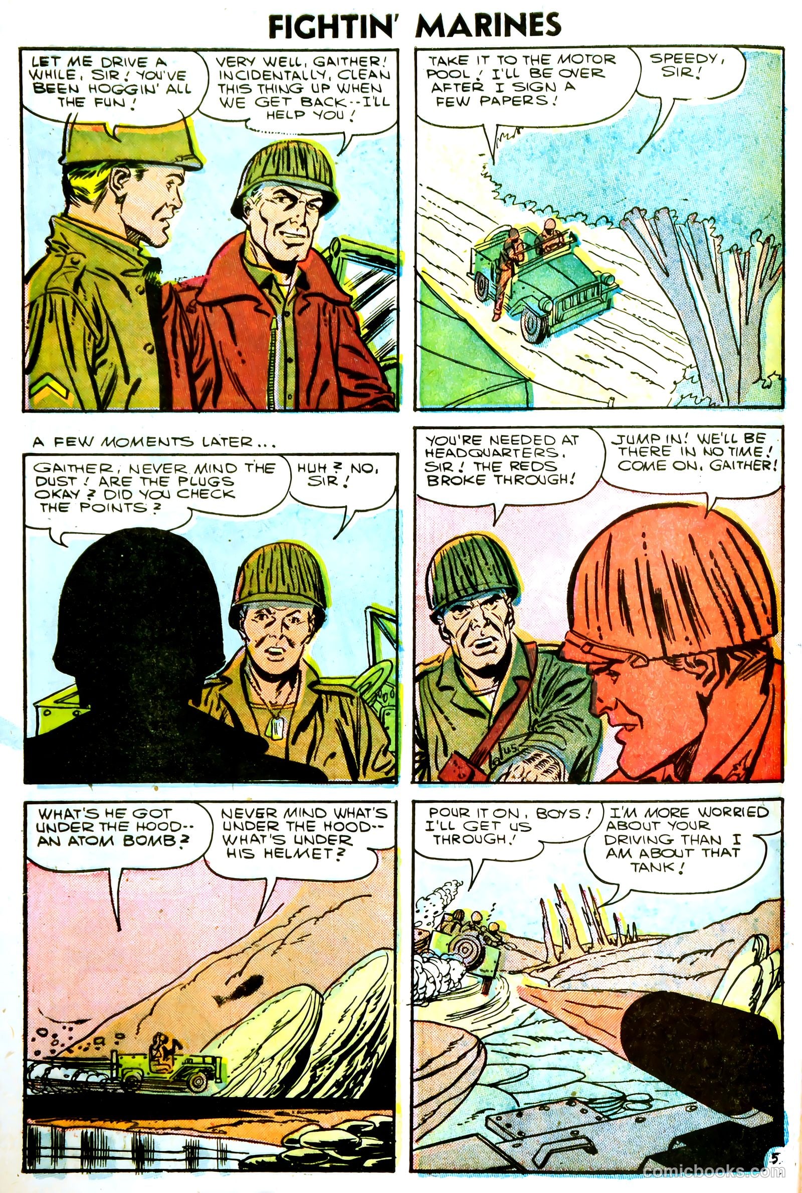 Fightin' Marines #18 (1956) — page 8 of 37