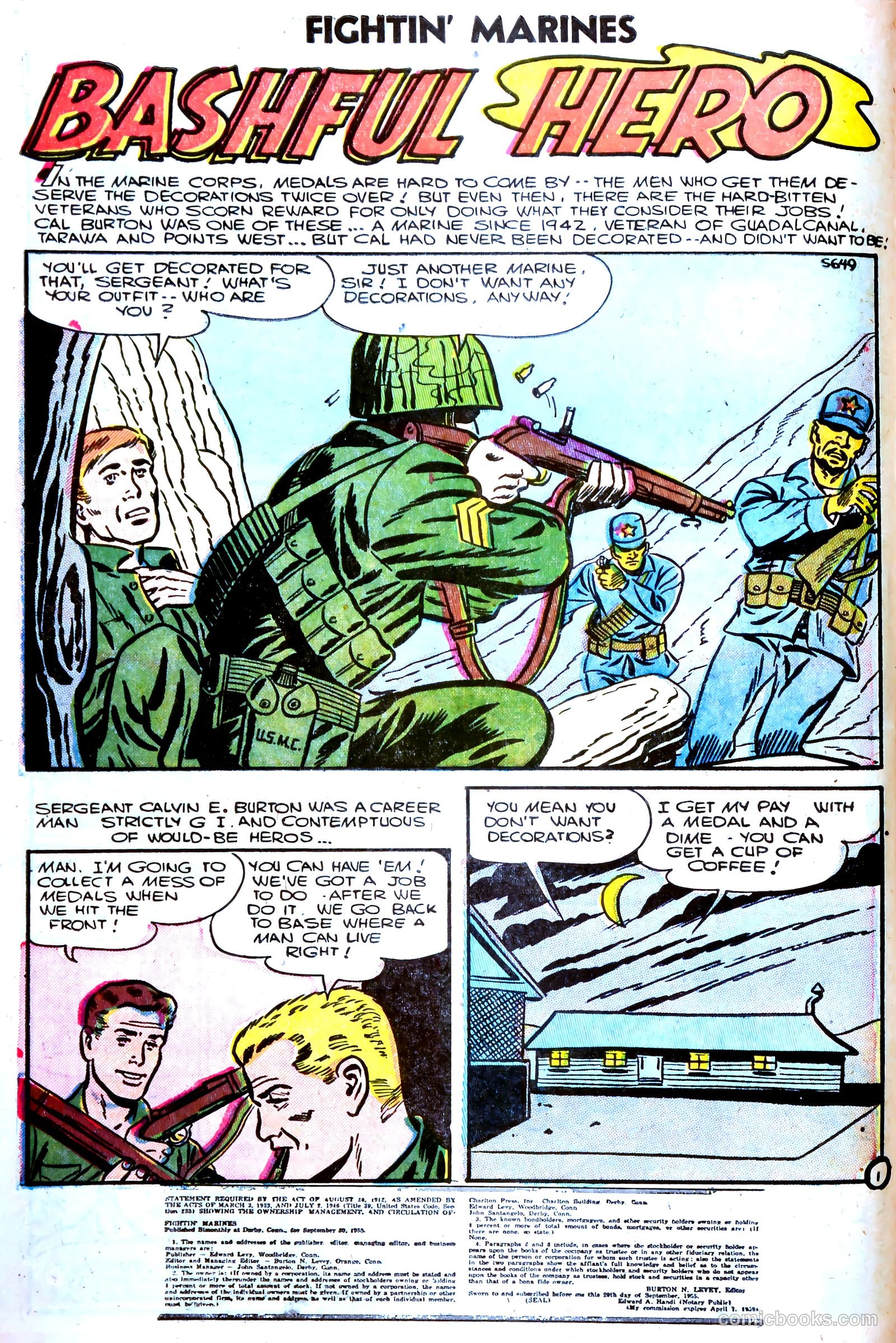 Fightin' Marines #18 (1956) — page 10 of 37